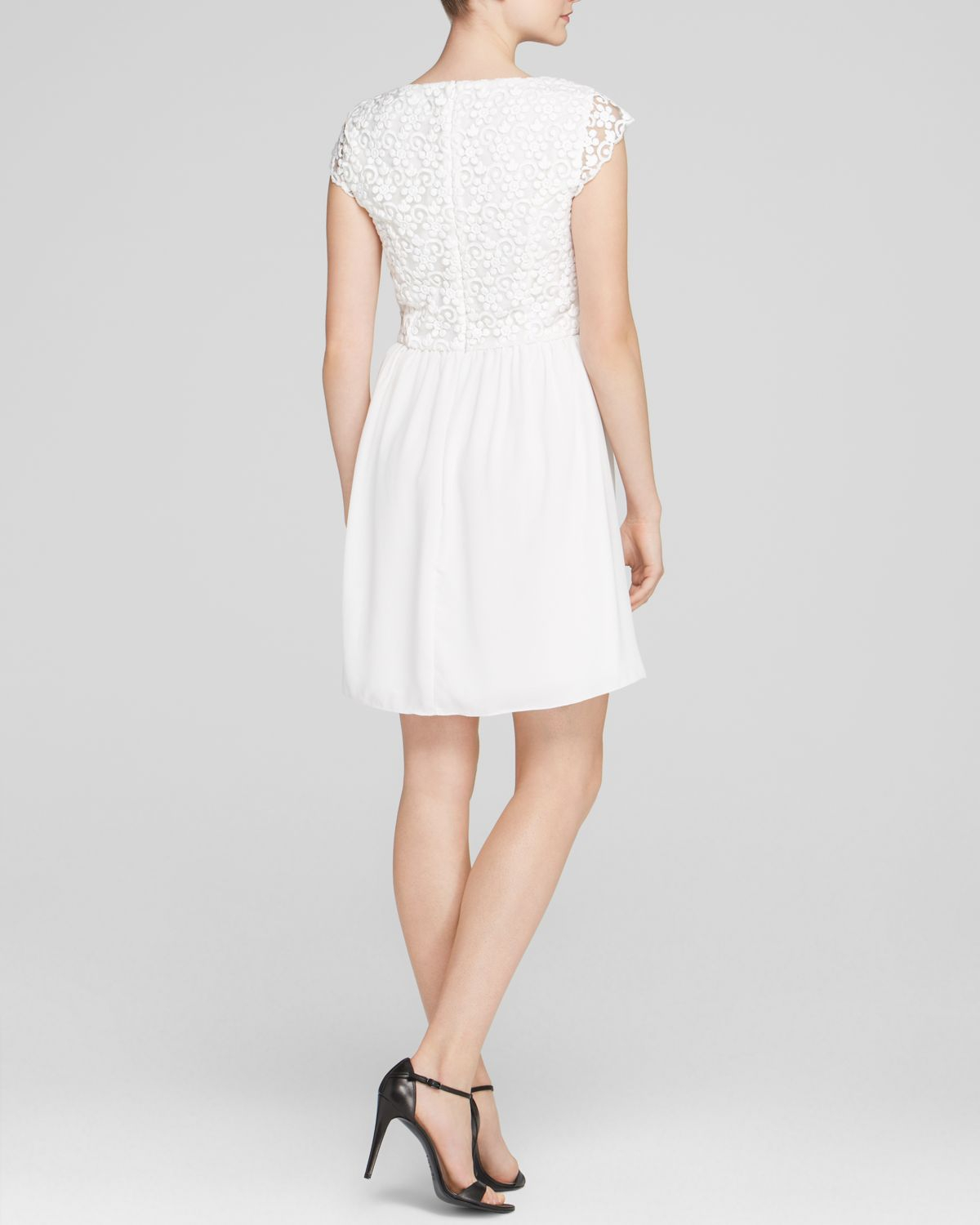 Lyst - French Connection Dress - Maui Lace in White