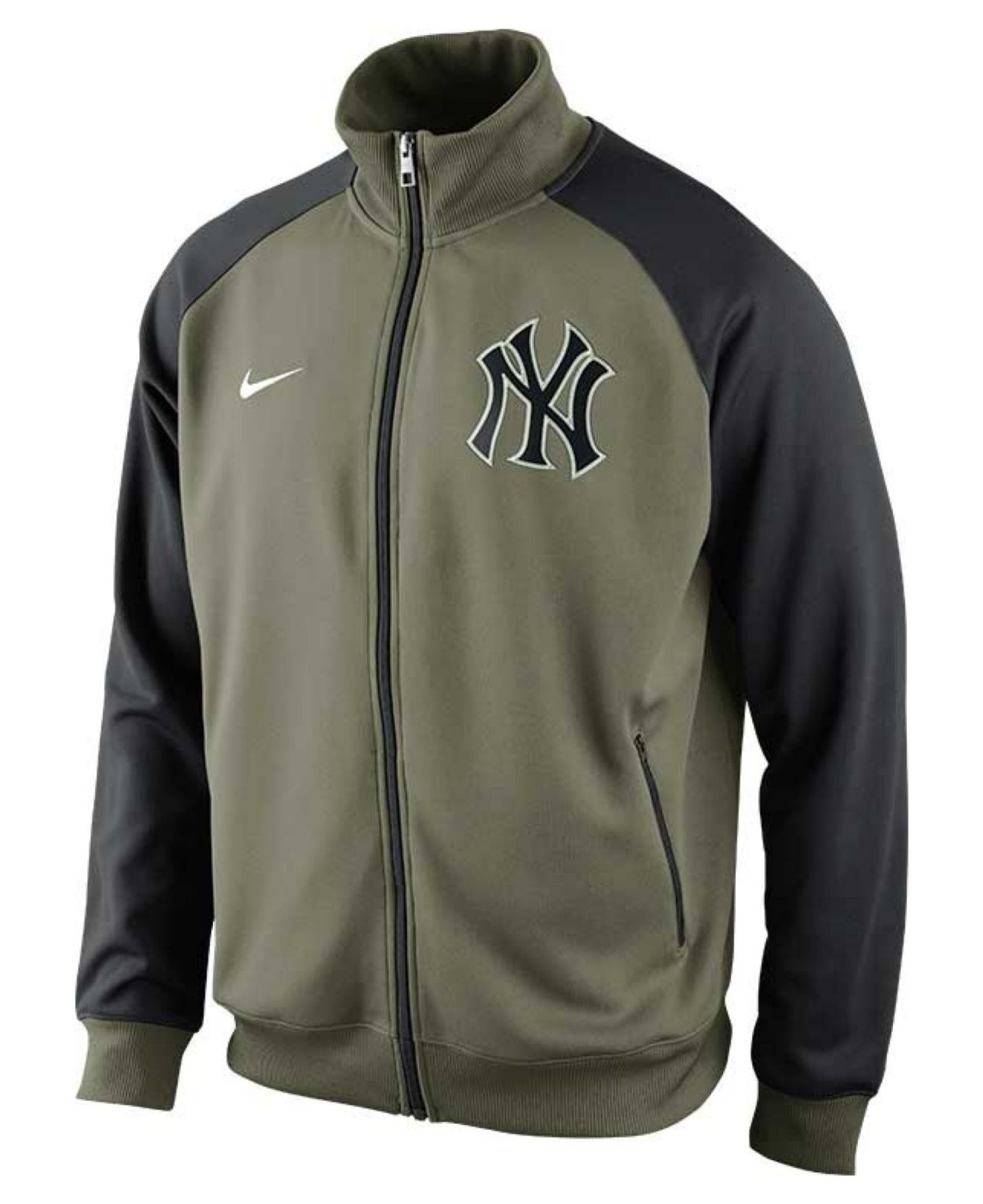 Lyst - Nike Men'S New York Yankees Full-Zip Track Jacket in Green for Men