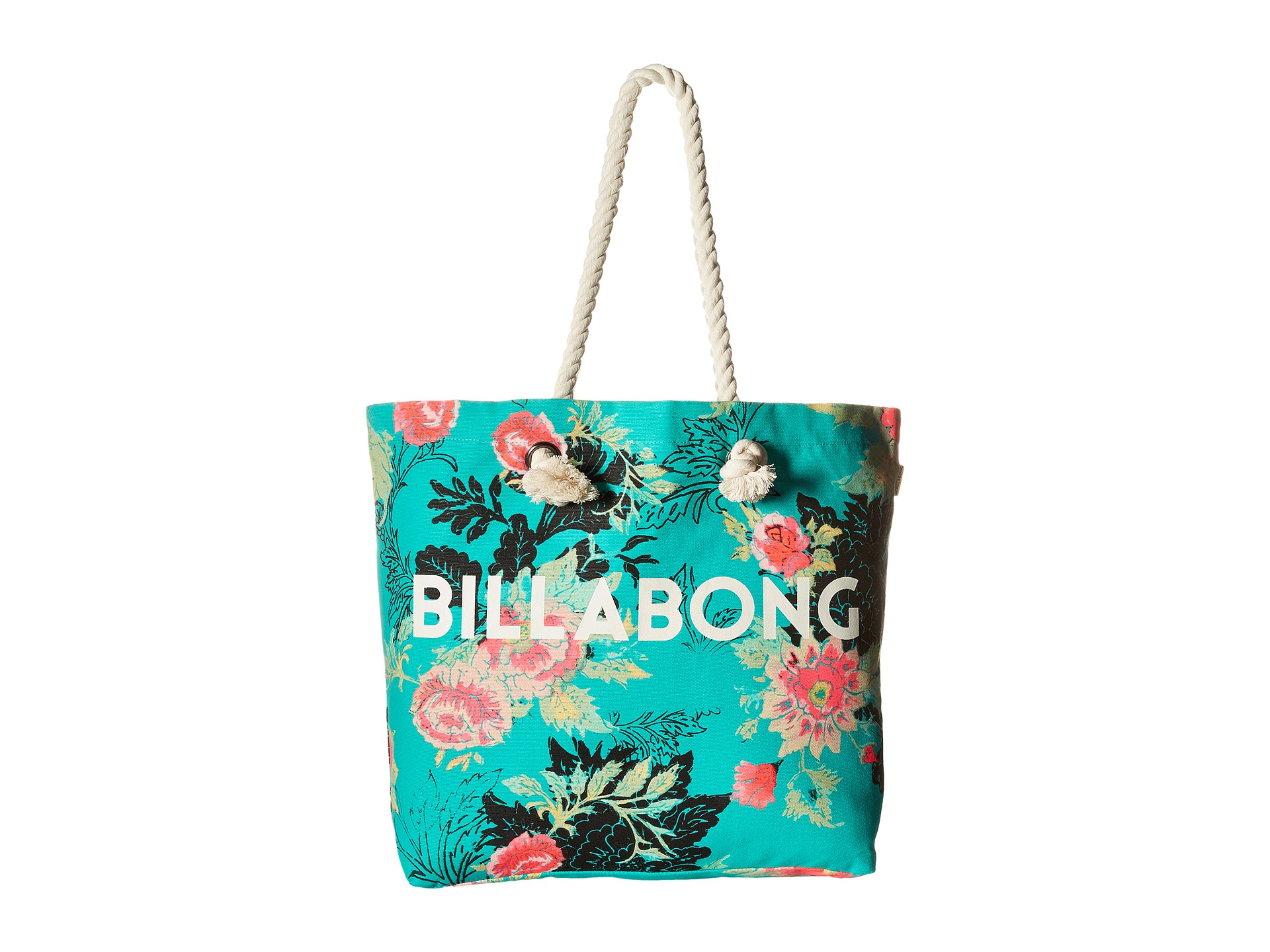 Billabong Canvas Essential Tote Bag in Jade (Pink) - Lyst
