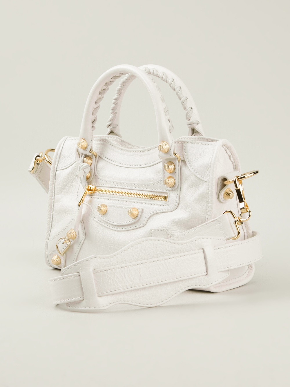 balenciaga city mini white