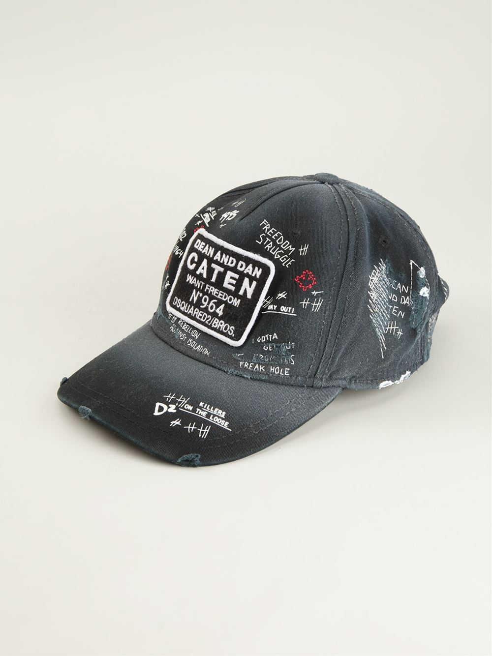 dsquared graffiti cap