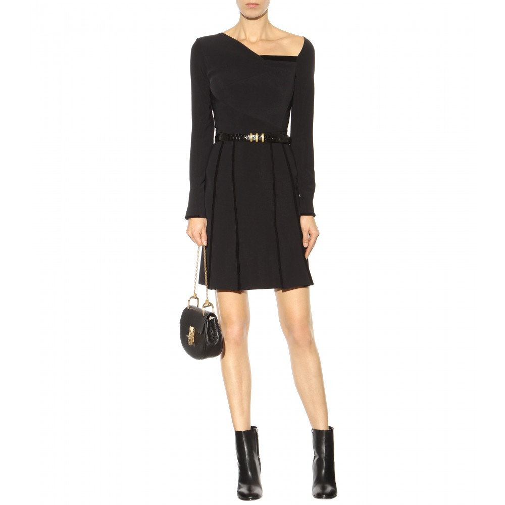 how to spot a fake chloe handbag - Chlo Drew Mini Leather Shoulder Bag in Black (black height 17cm ...