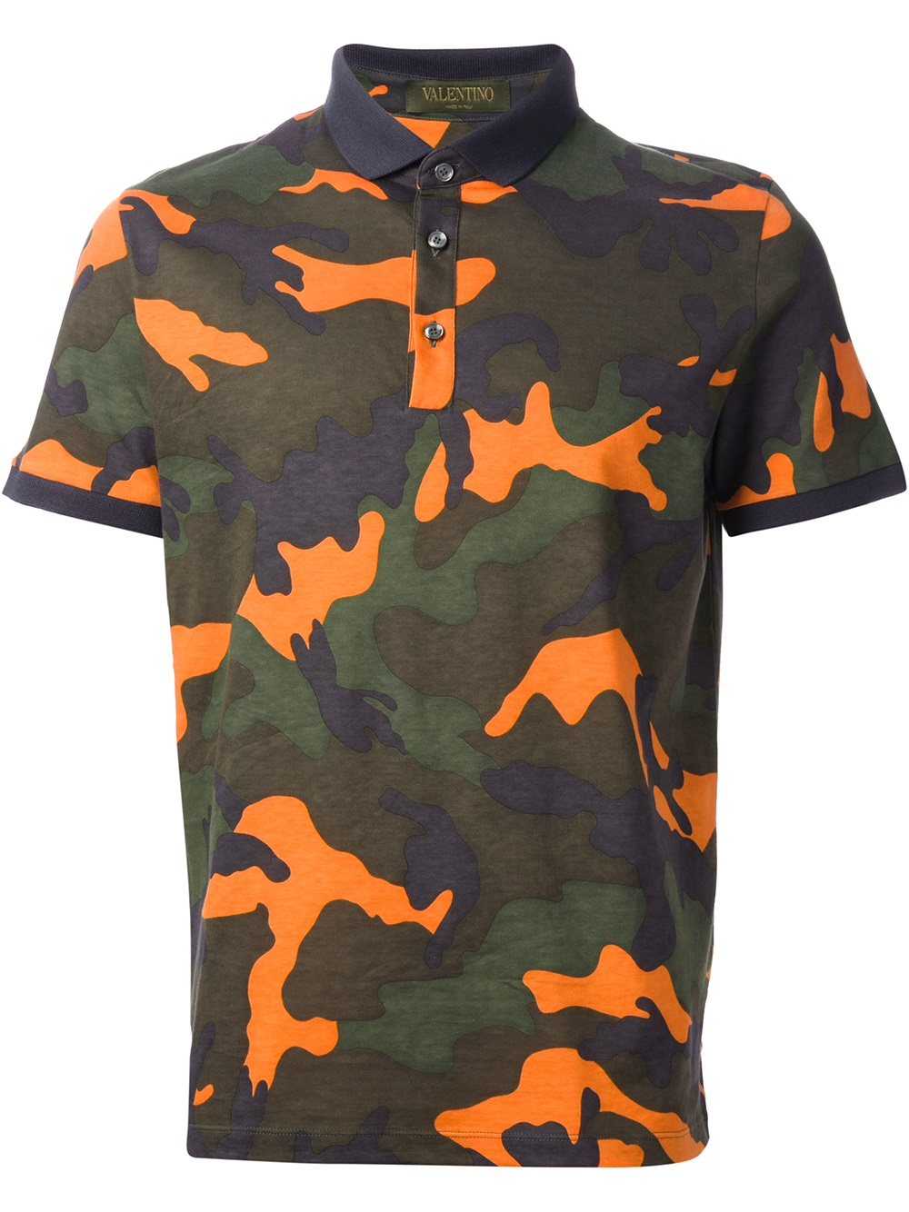 Valentino Camouflage Polo Shirt in Green for Men | Lyst