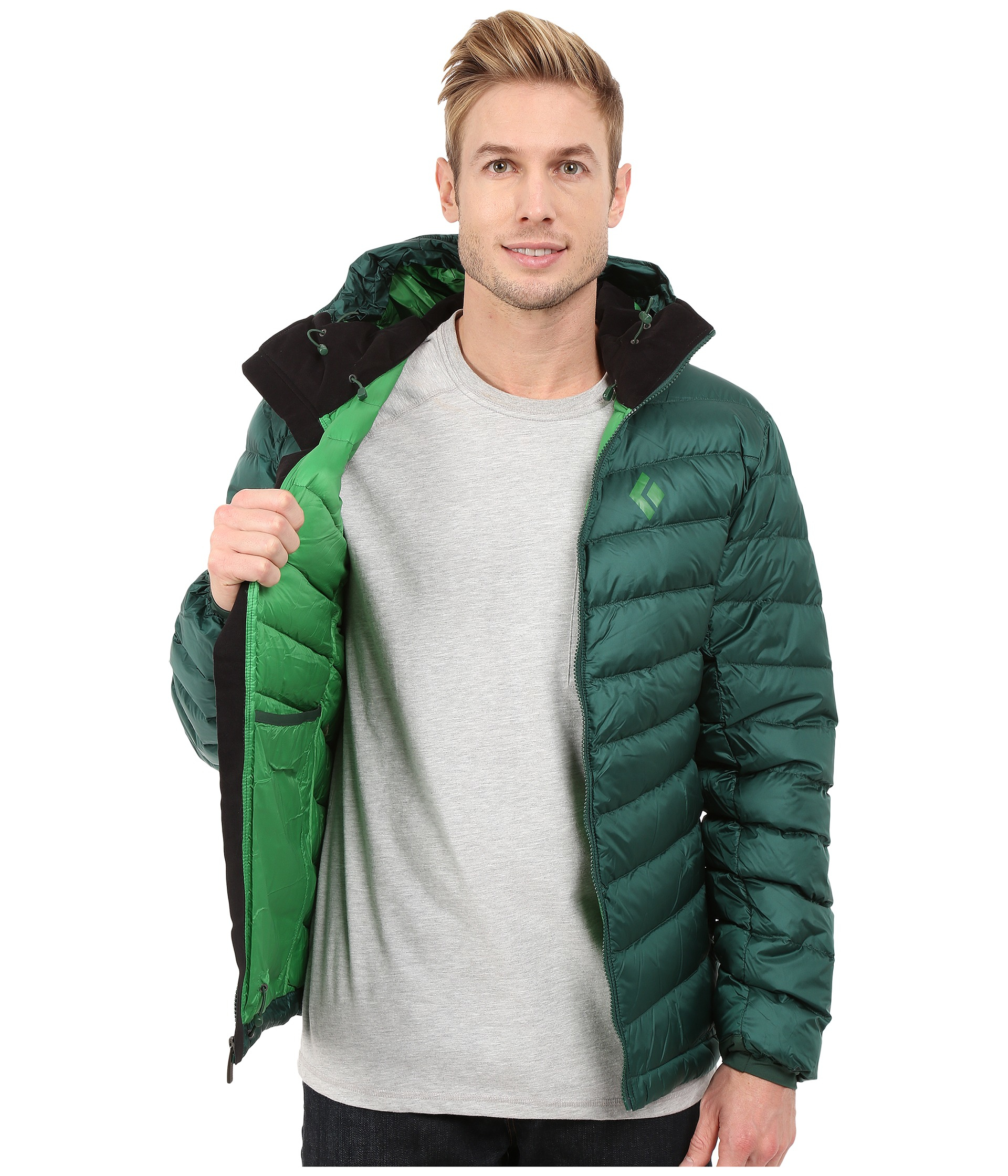 black diamond cold forge hooded down jacket
