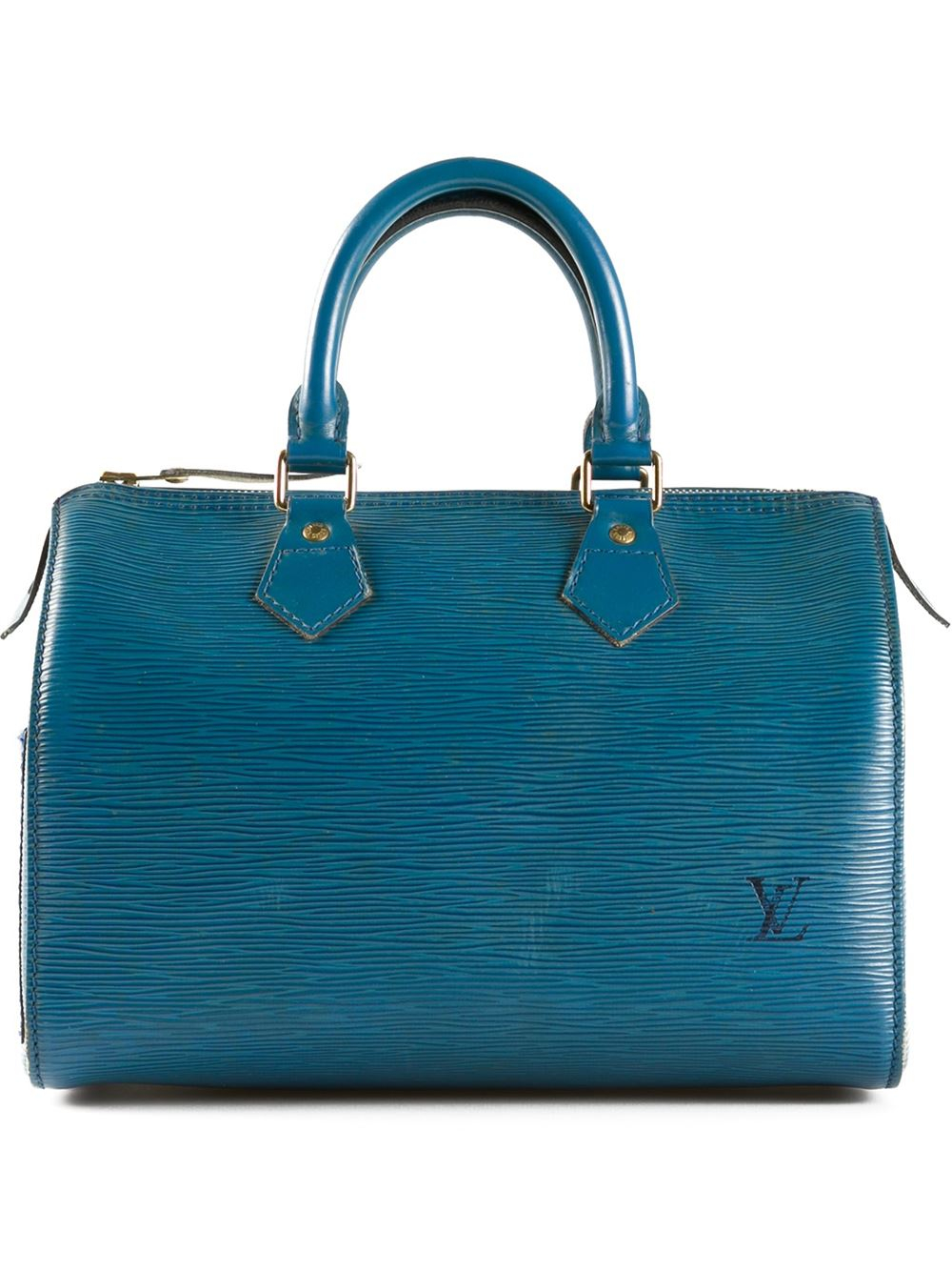 Louis Vuitton 'Speedy 25' Bag in Blue
