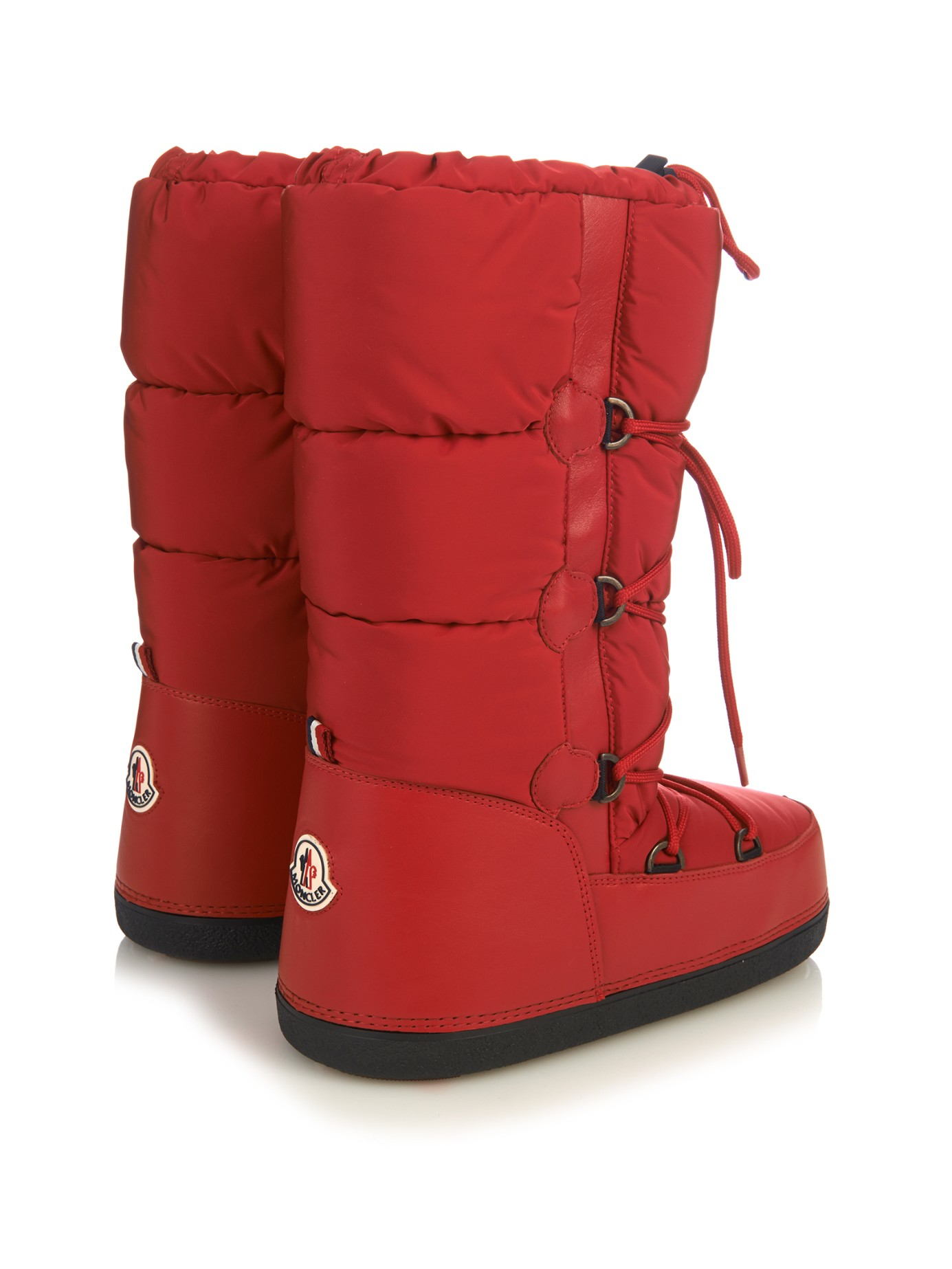 moncler boots red