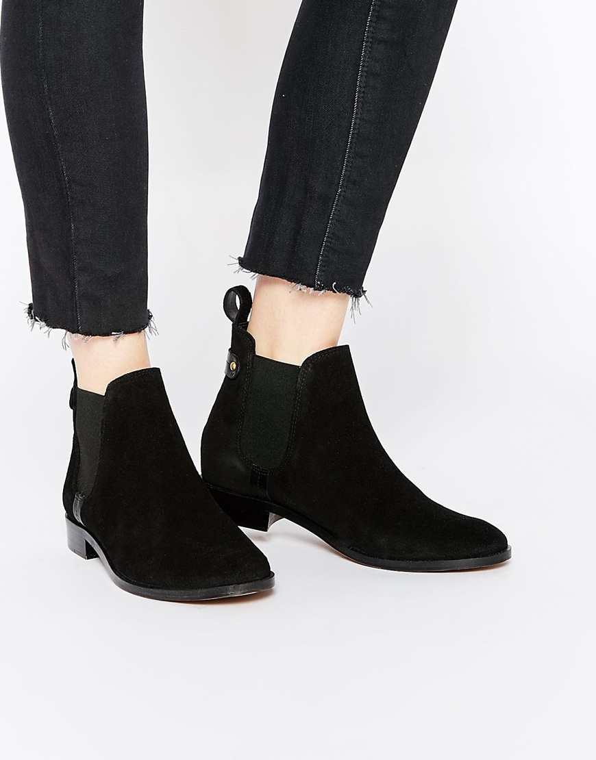 carvela black suede boots