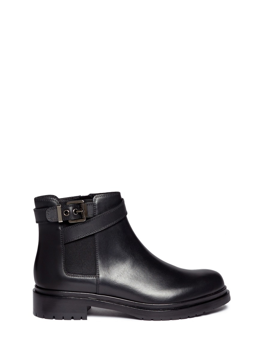 biker chelsea boots