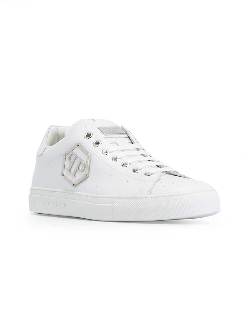 philipp plein white trainers
