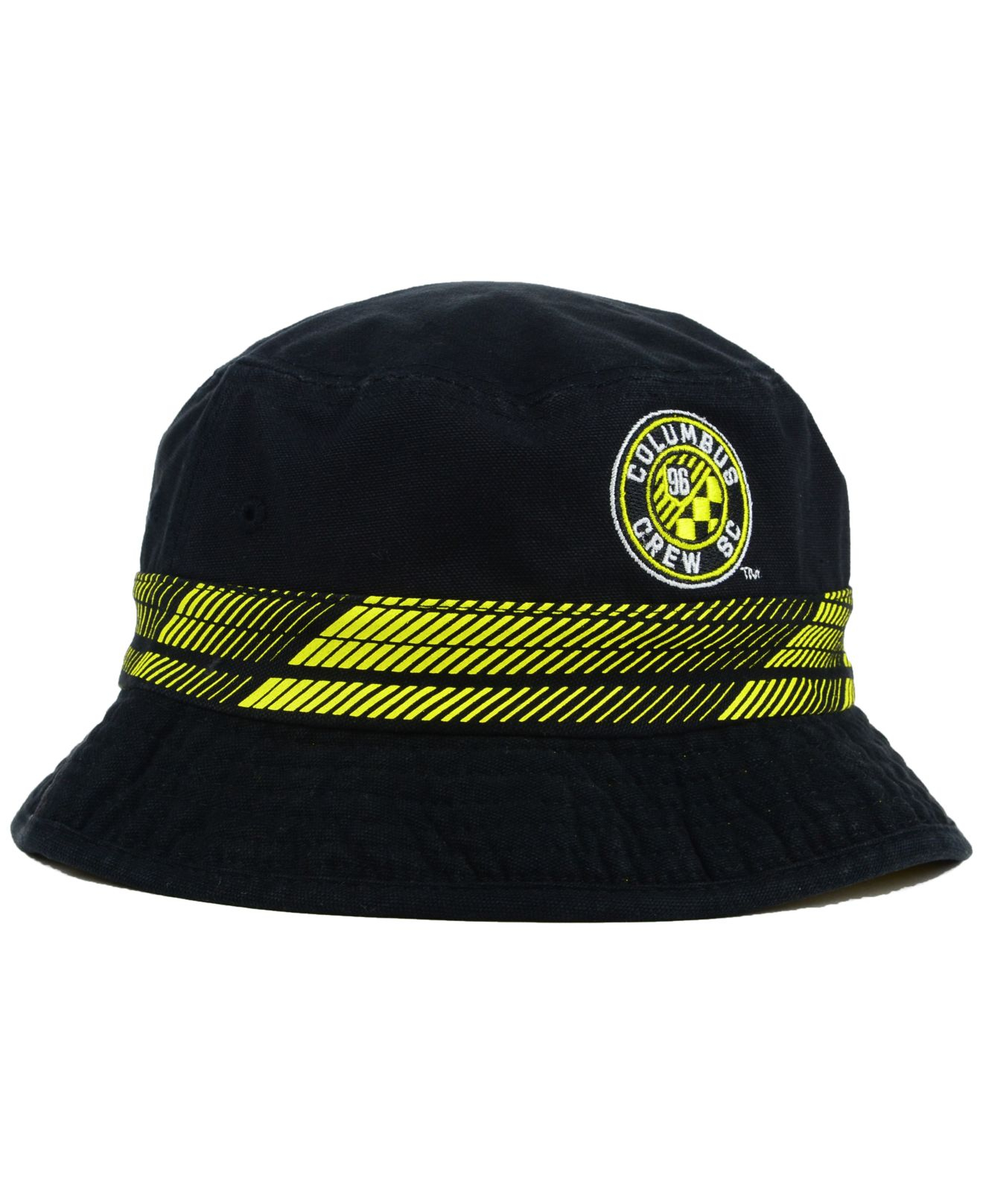 adidas Columbus Crew Evolution Bucket Hat in Yellow for Men