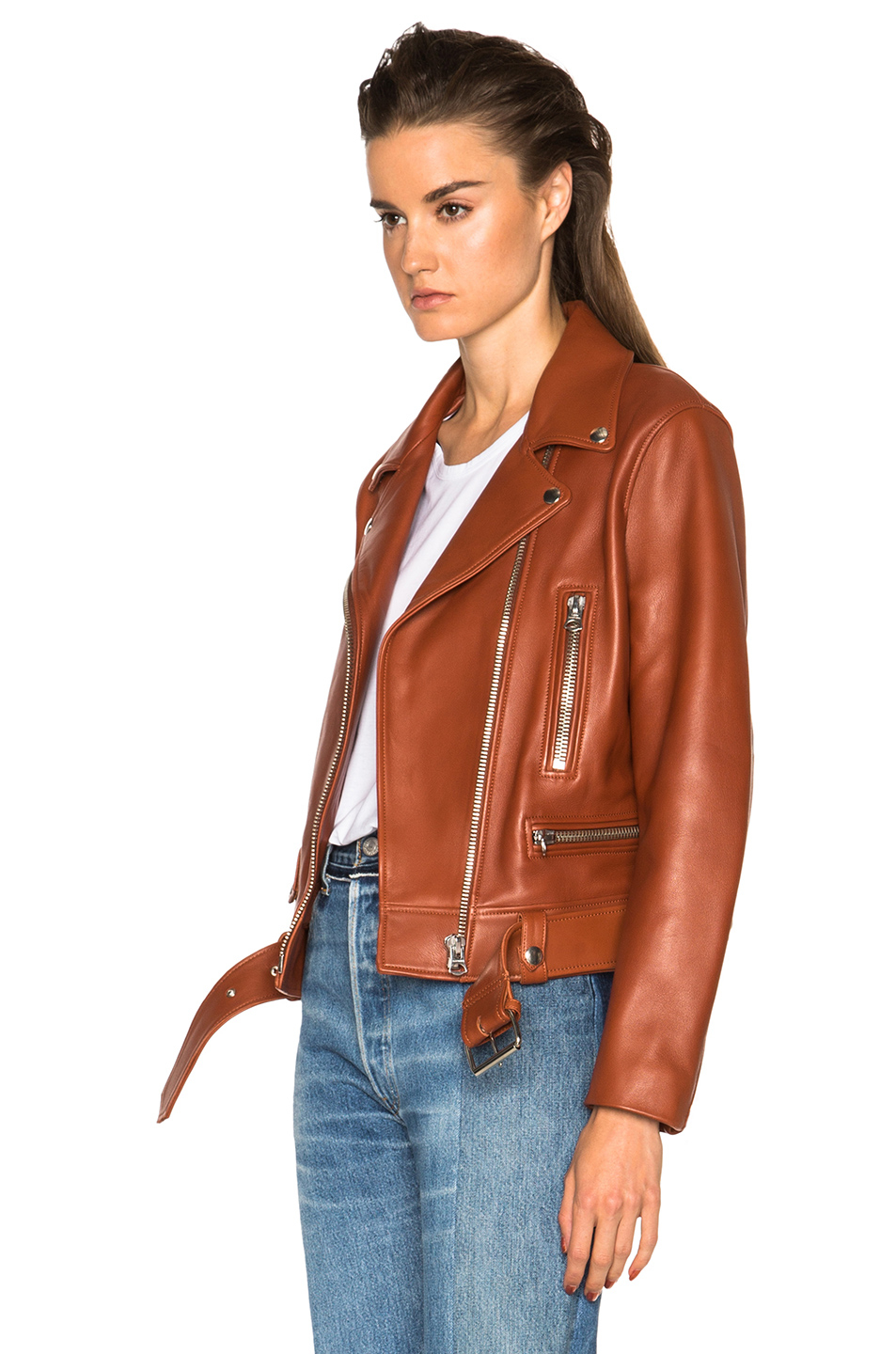 acne moto leather jacket