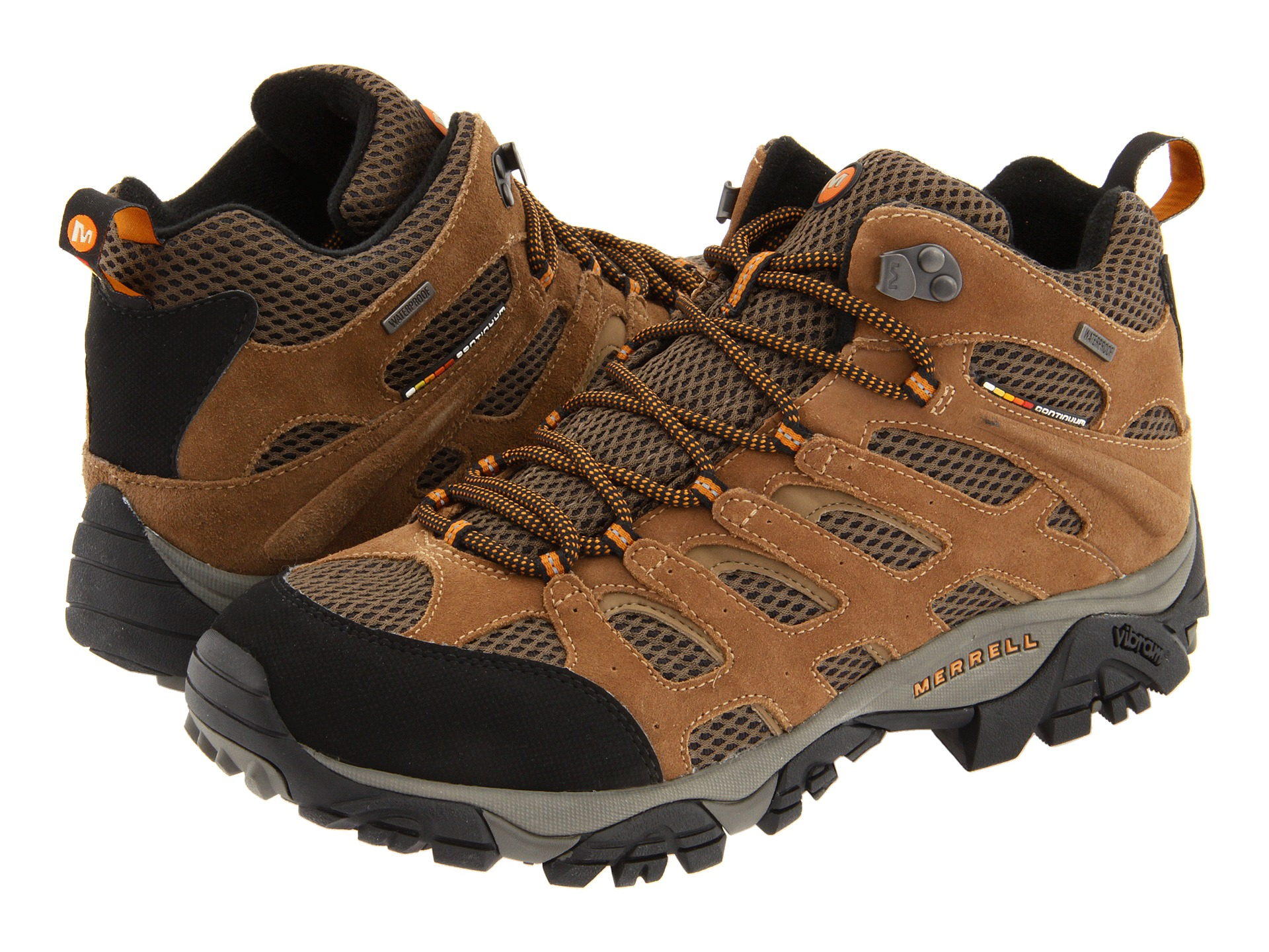men's merrell moab mid waterproof