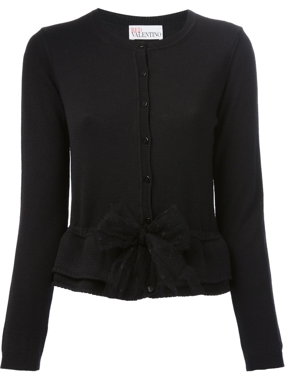Women's Surplice Peplum Dress - Three Quarter Length Sleeves Your Selections