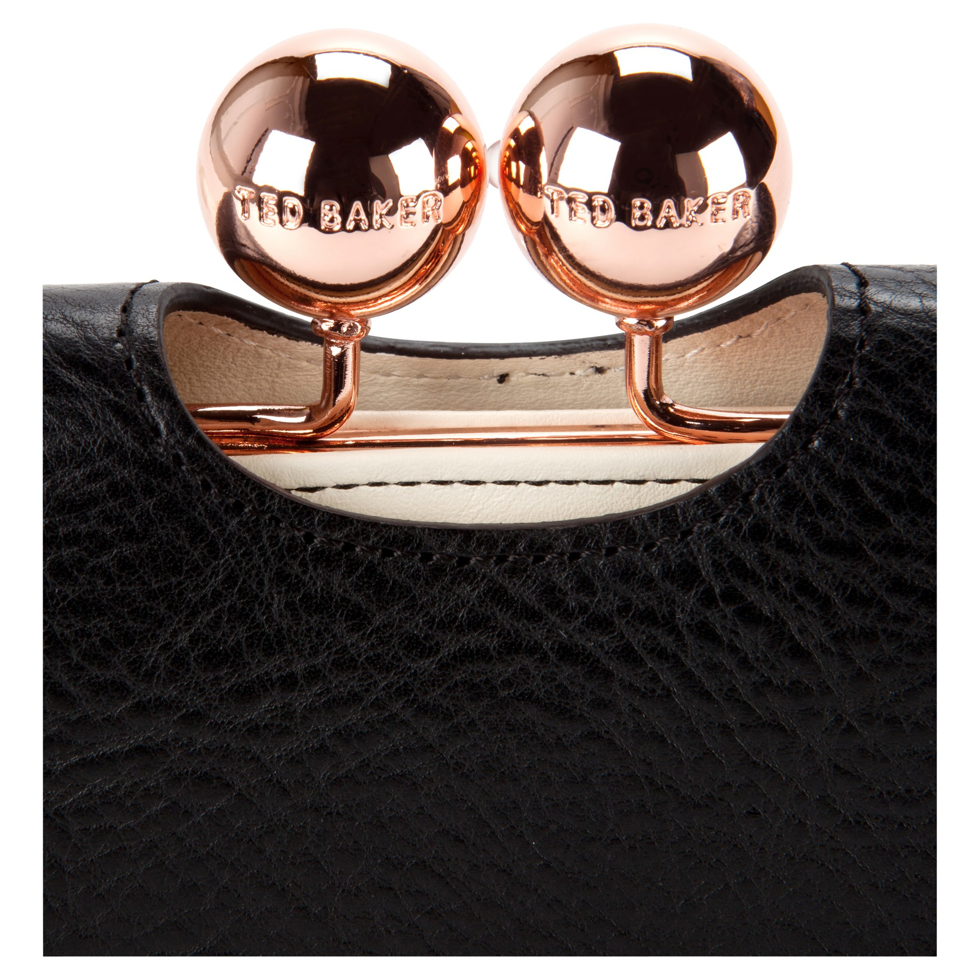 Ted Baker Bobble Matinee Leather Purse in Black Lyst