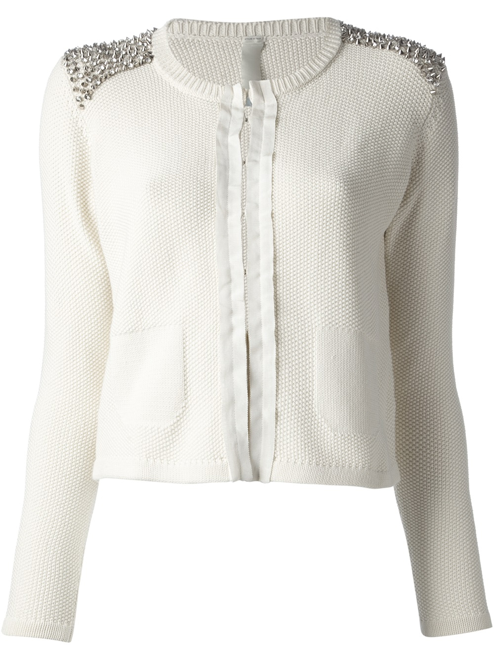 White cropped wrap sweater jacket websites zurich