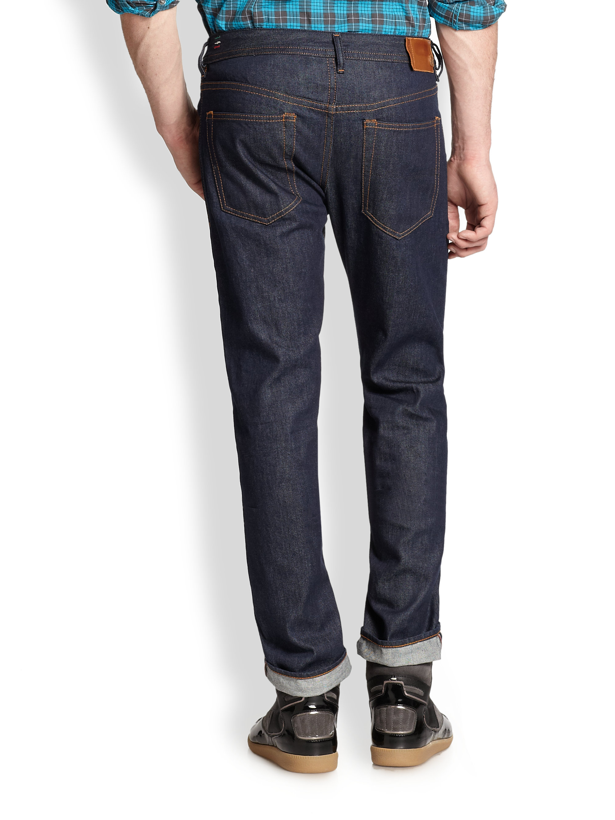 DIESEL Buster Selvedge Jeans in Denim (Blue) for Men - Lyst