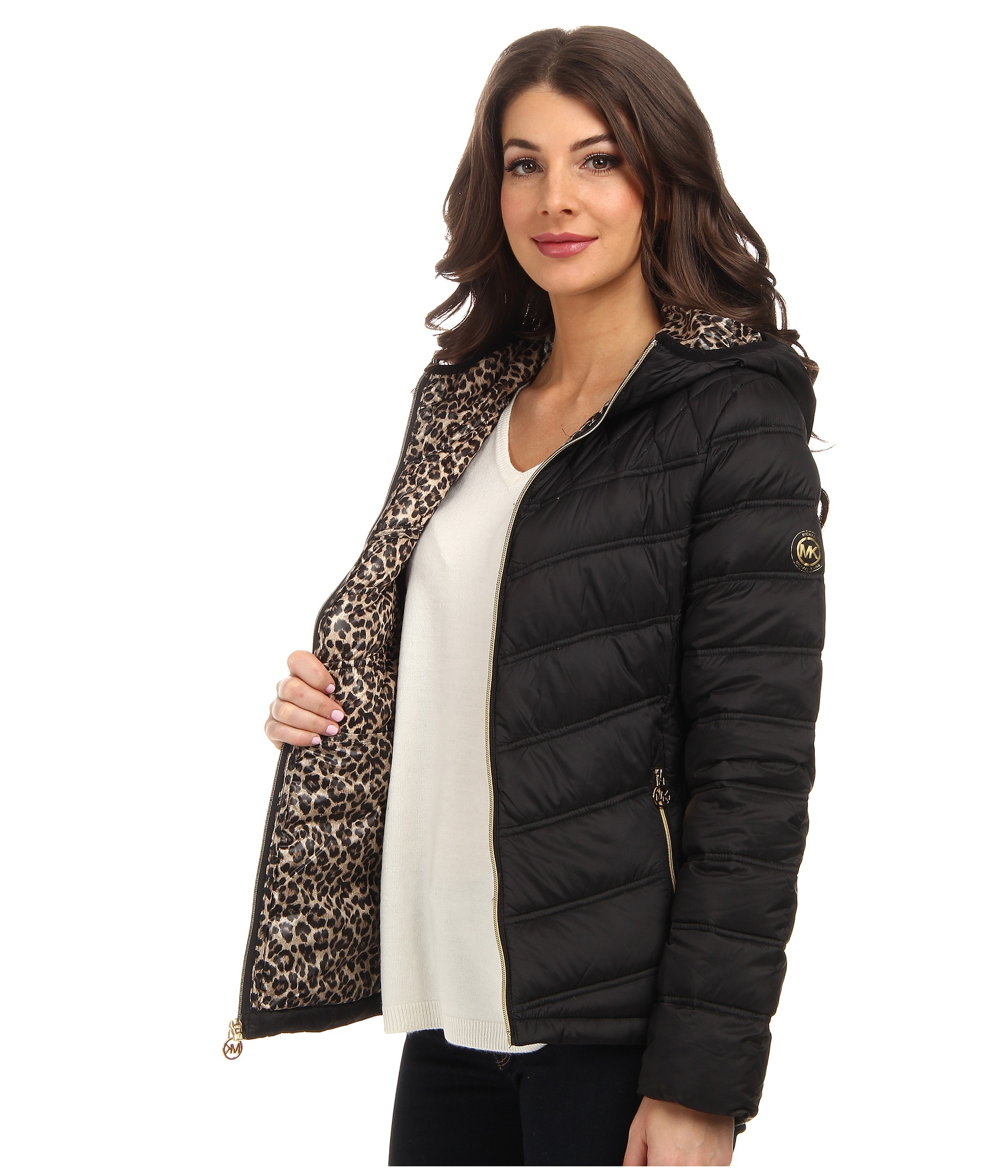 Download MICHAEL Michael Kors Synthetic Short Packable Contrast ...