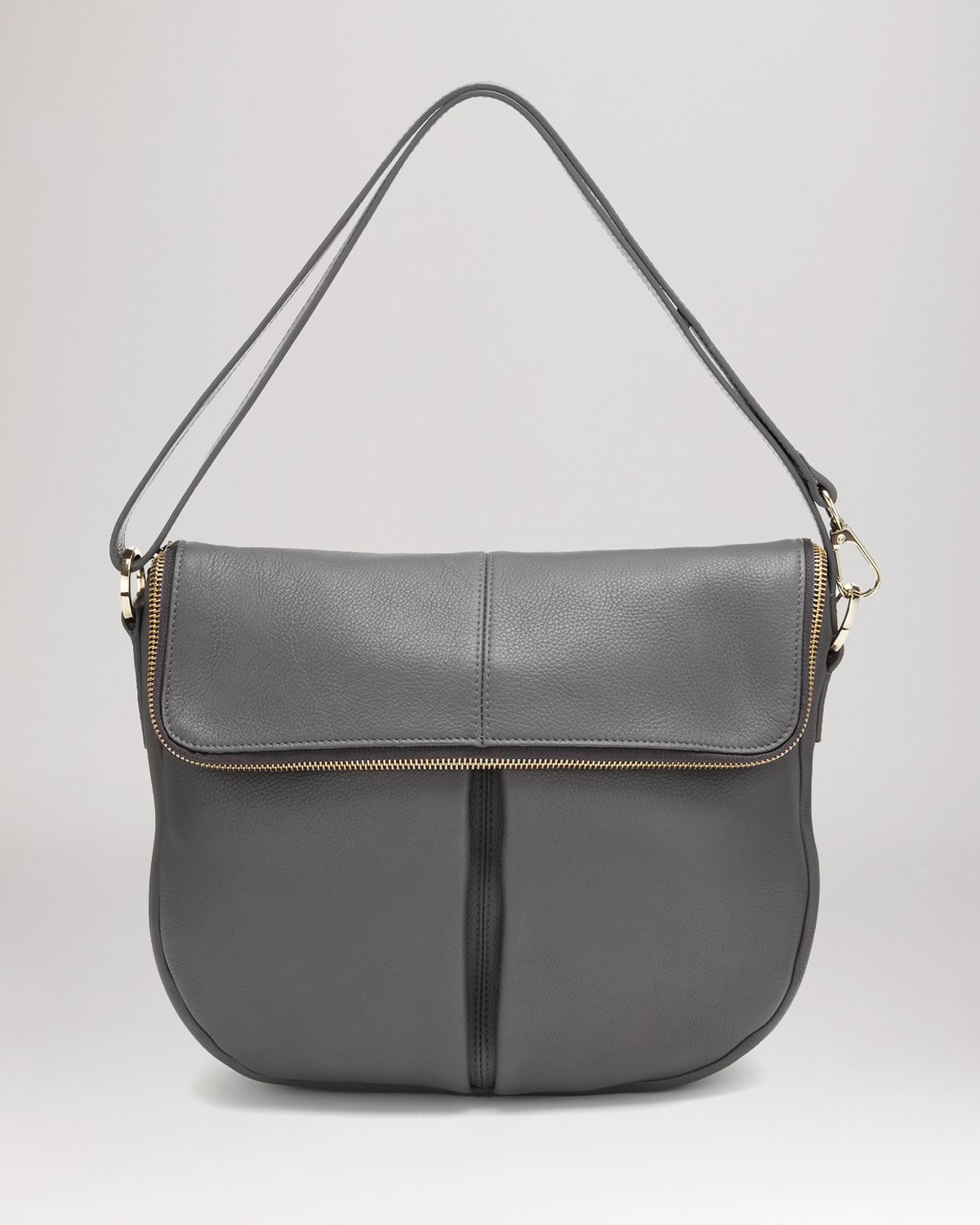 Whistles Shoulder Bag - Duffy Zip in Grey (Gray) - Lyst