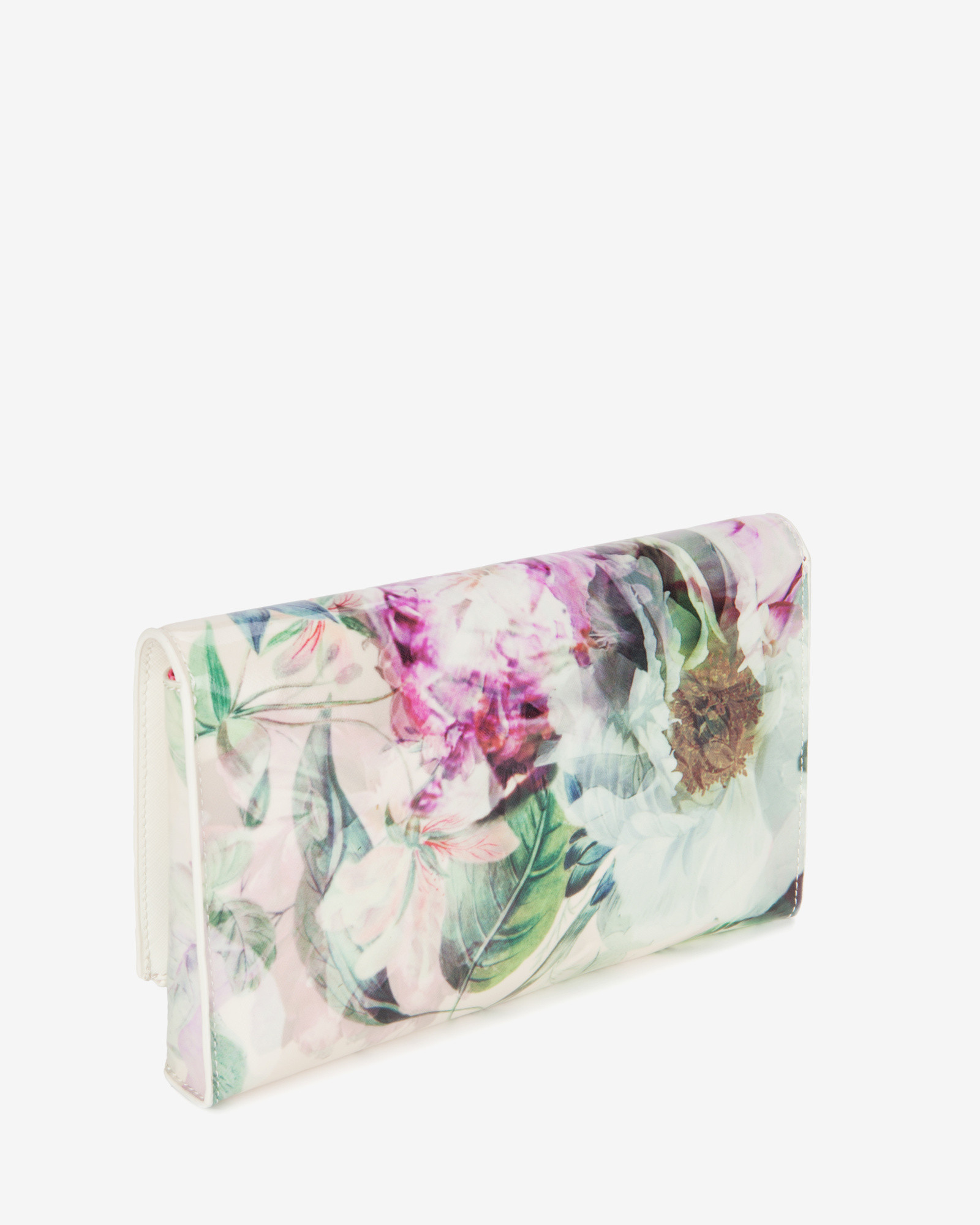 Ted baker Pure Peony Clutch Bag in Multicolor (Dusky Pink) | Lyst