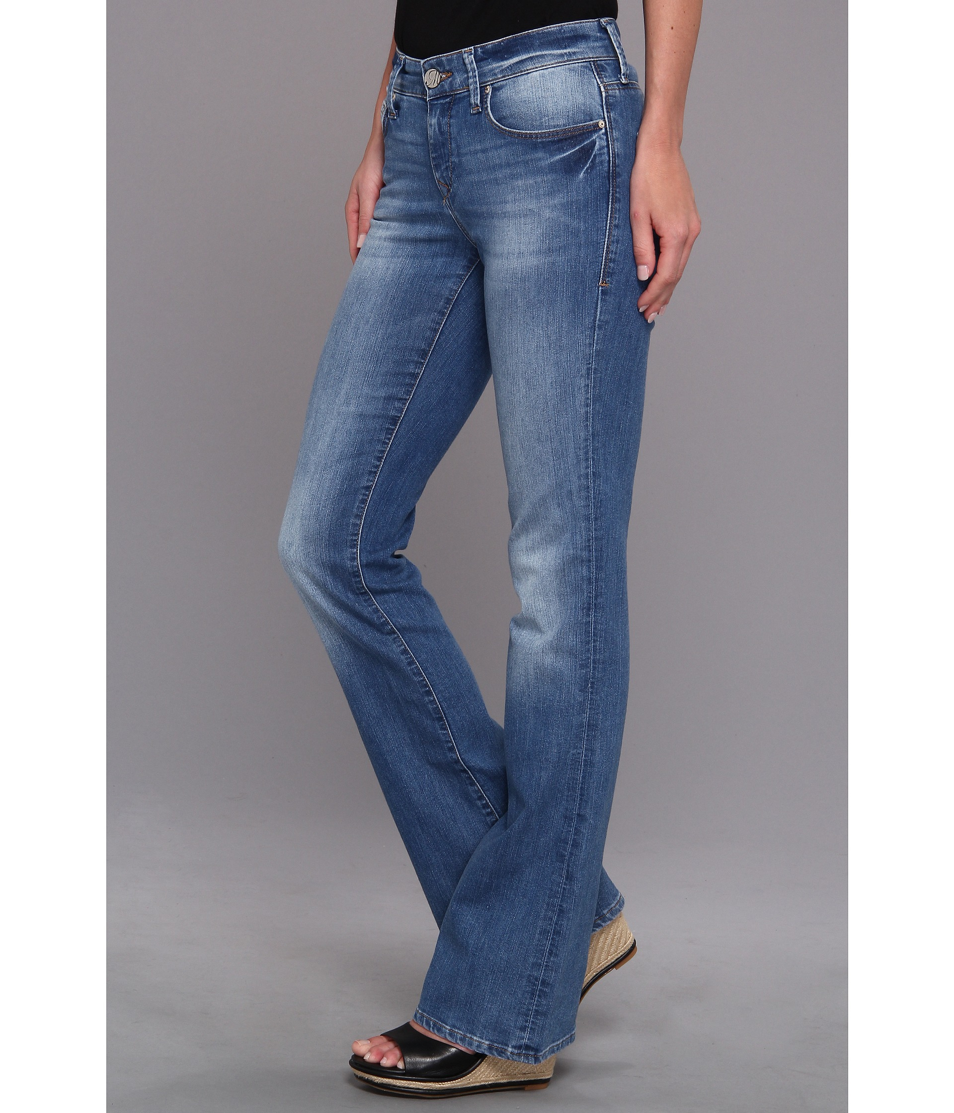Lyst - Mavi Jeans Molly Midrise Classic Bootcut in Light Nolita in Blue