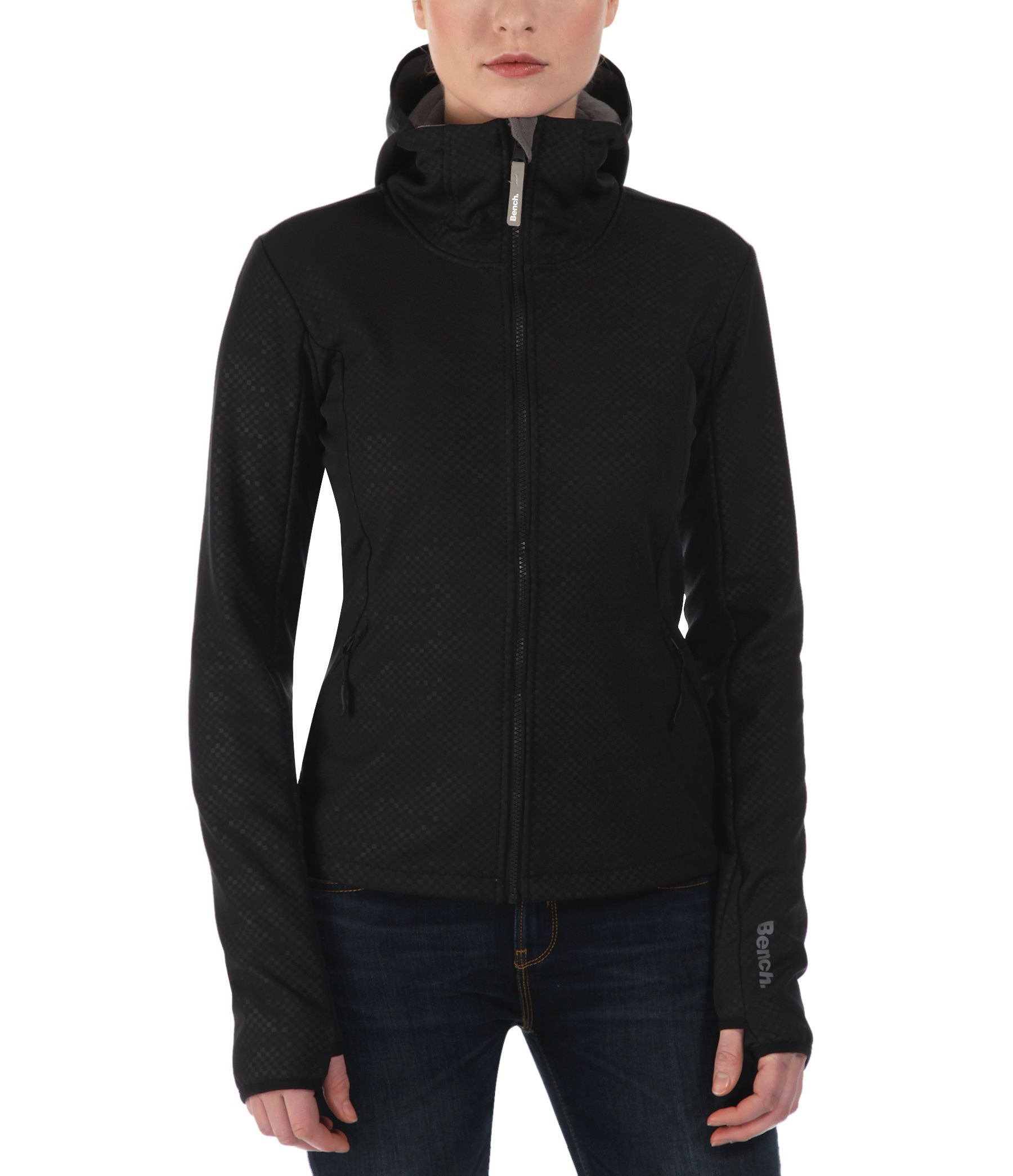 Bench Competence B Lightweight Shell Jacket in Black Lyst