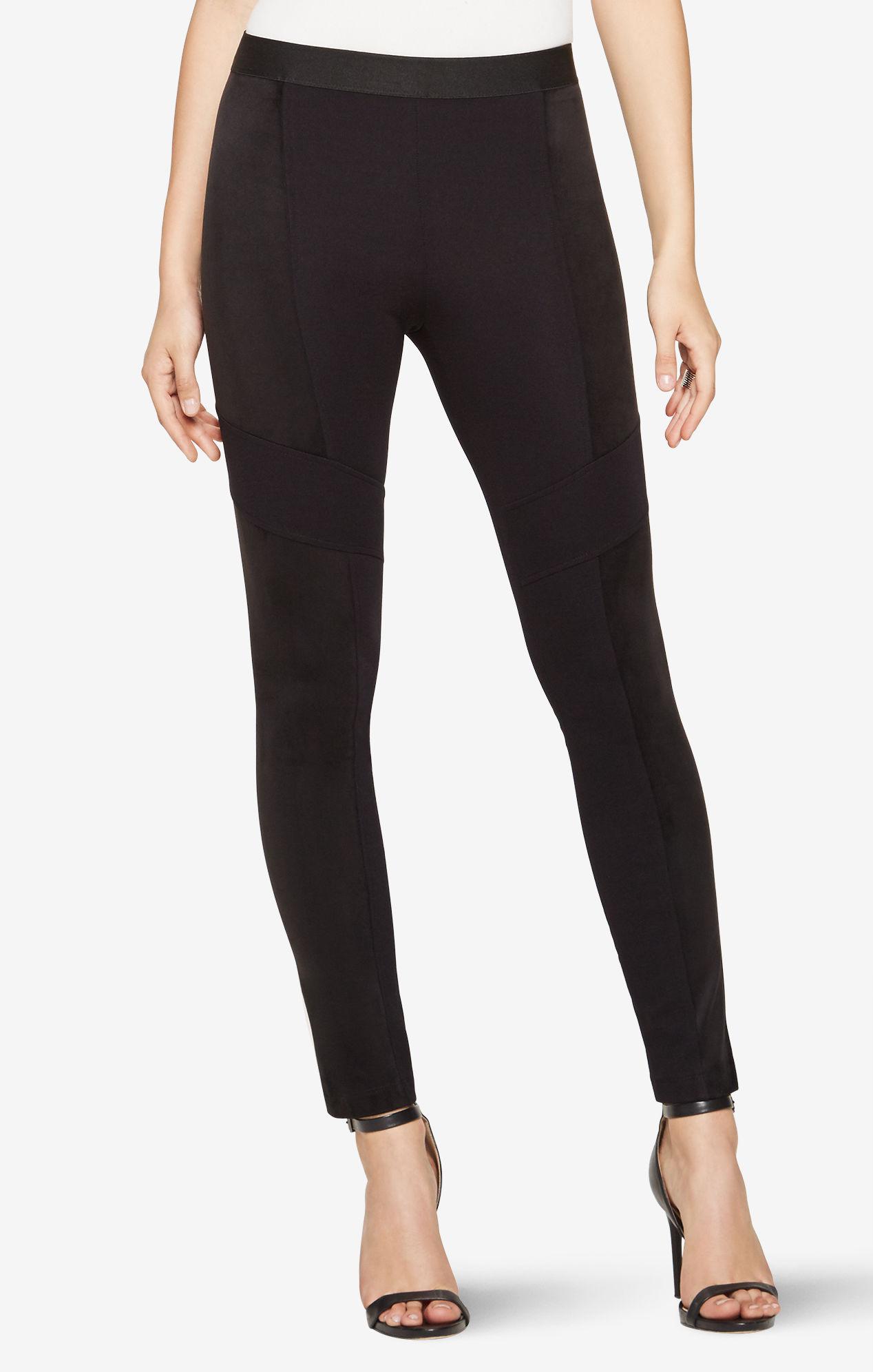 BCBGMAXAZRIA Bcbg Gertrude Fauxsuede Legging in Black Lyst