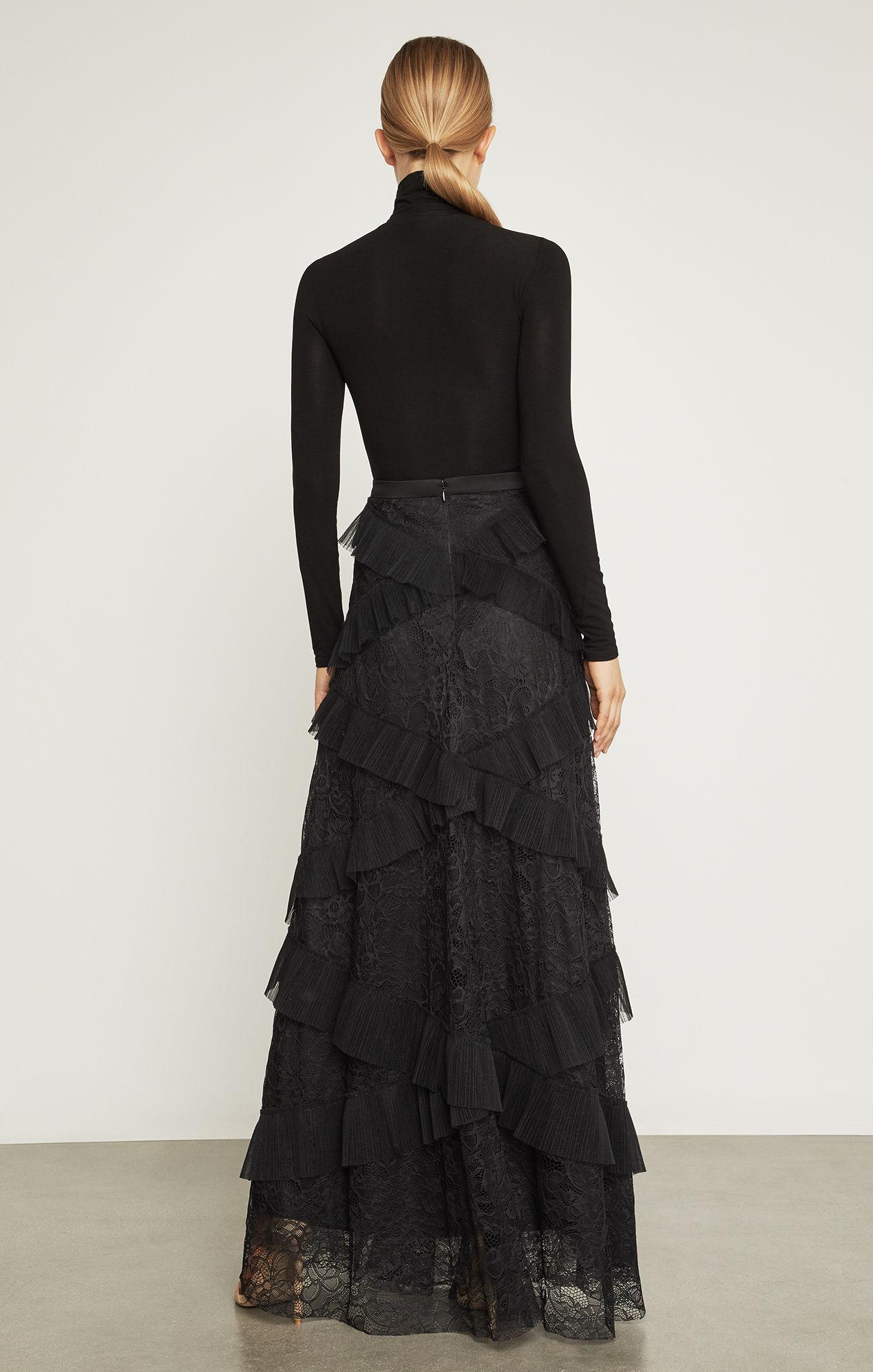 bcbg tulle maxi skirt
