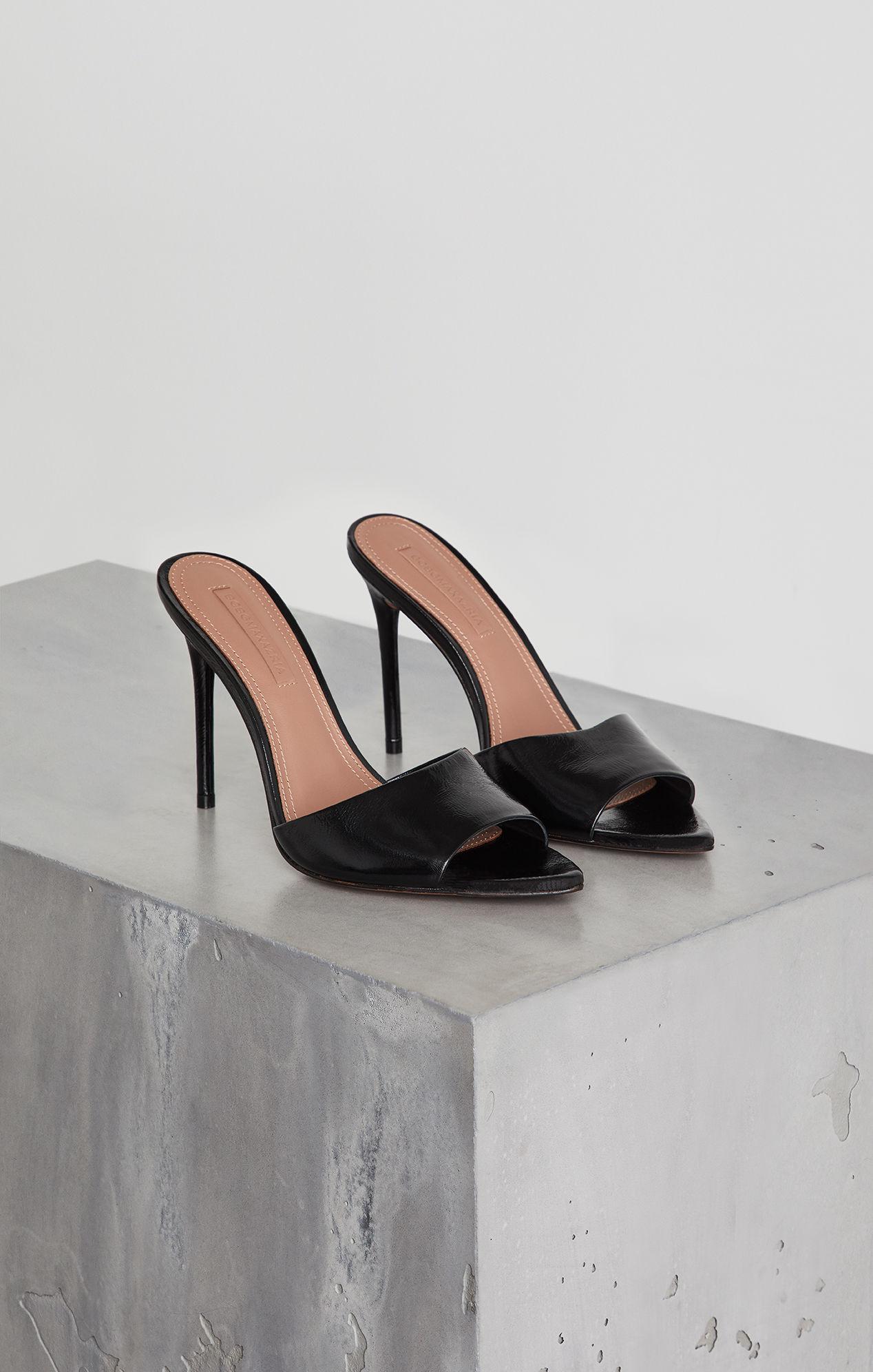 bcbgmaxazria dana stiletto slide mules