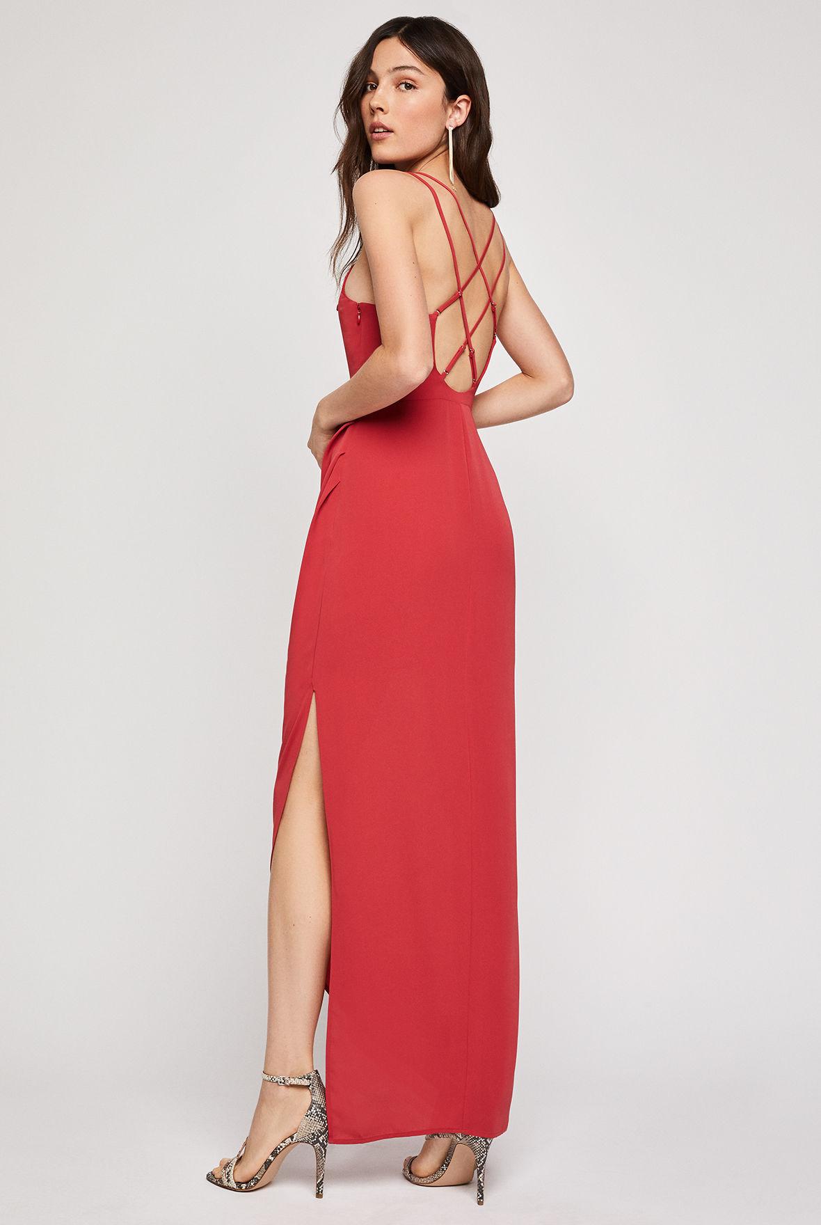 bcbgeneration strappy back maxi dress
