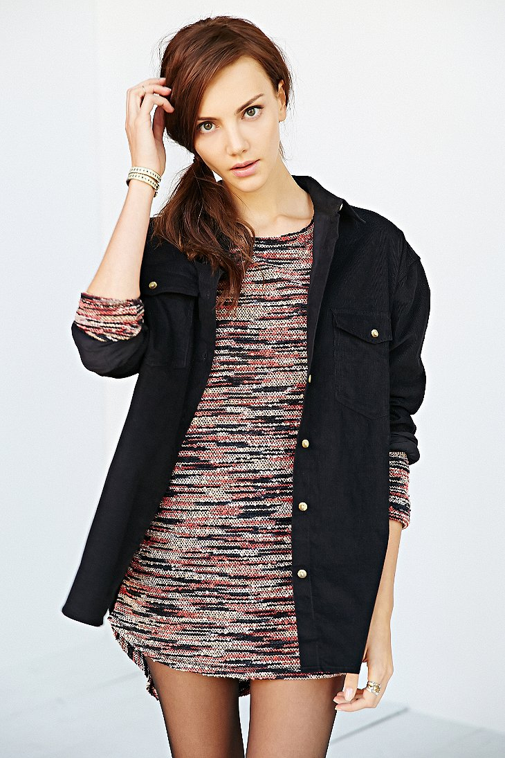 bdg button down shirt