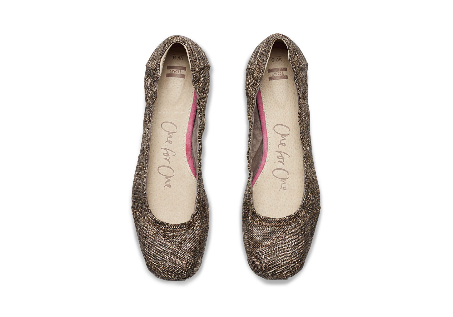 toms ballet flats black