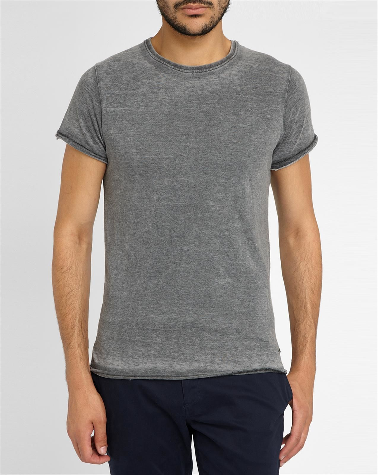 Eleven paris Grey Acid Washed Bevour T-shirt in Gray for Men | Lyst