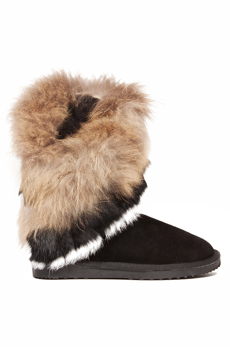 boots fur trim