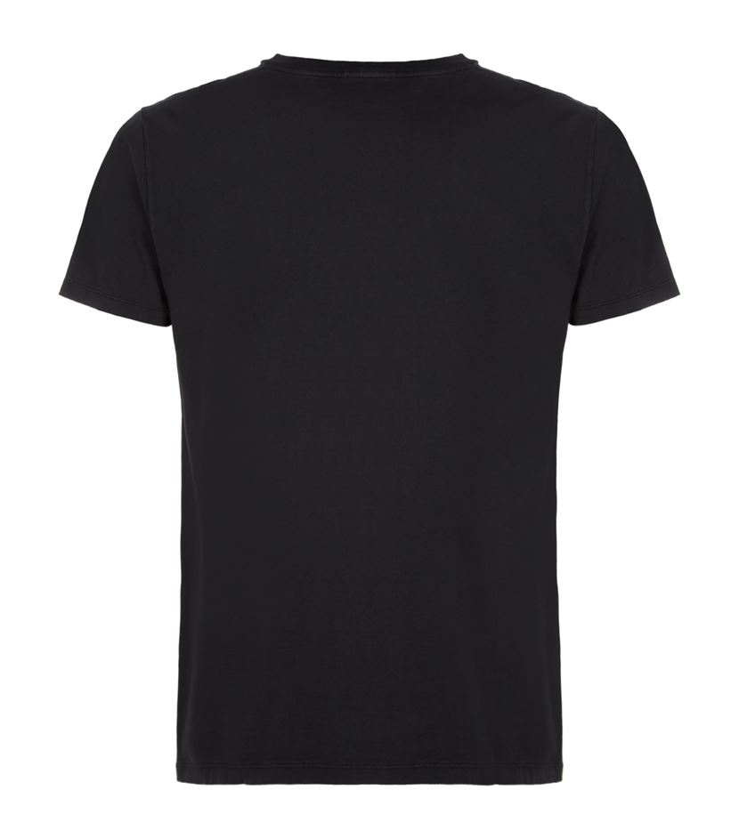 Saint Laurent Ysl Malibu T-shirt in Black for Men | Lyst UK