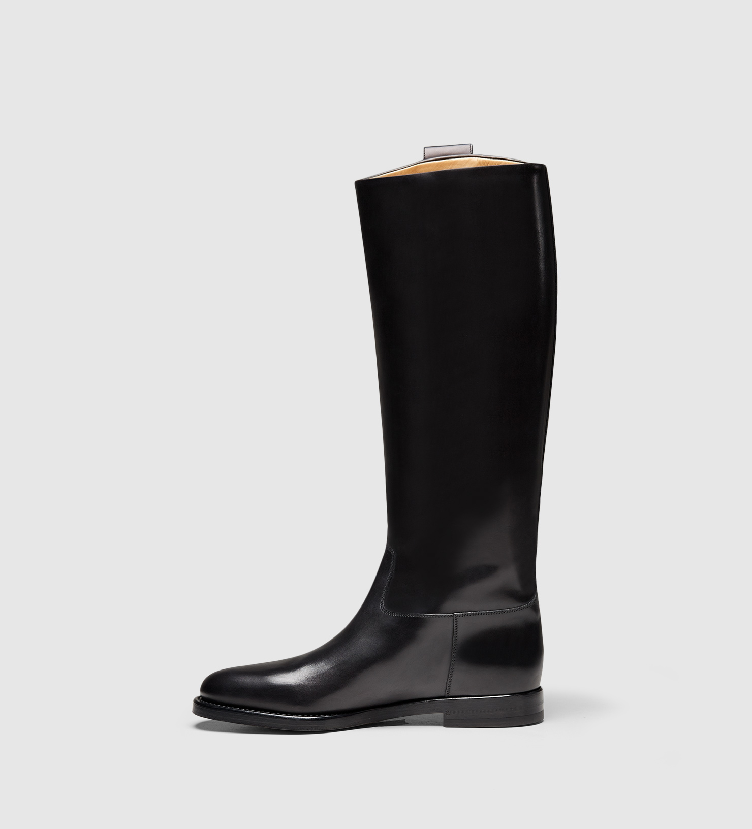 Gucci Men's Leather Riding Boot From 