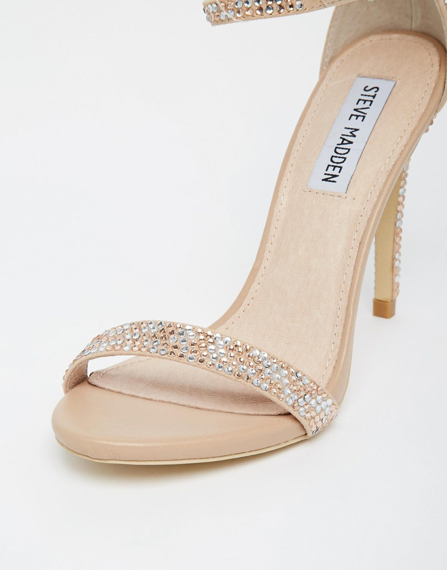 steve madden embellished heels