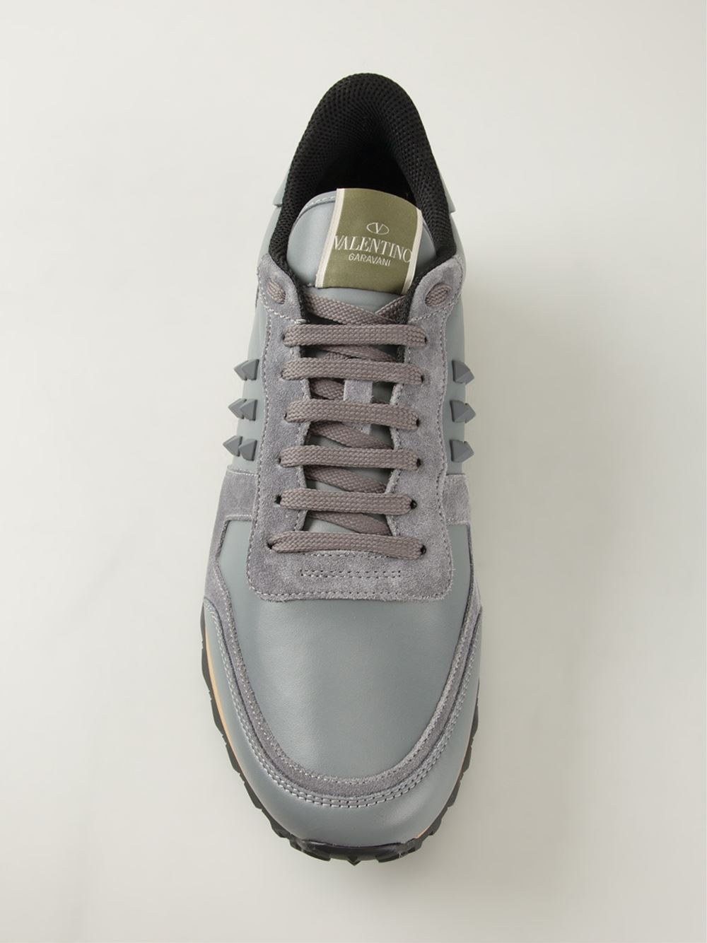 valentino trainers mens grey