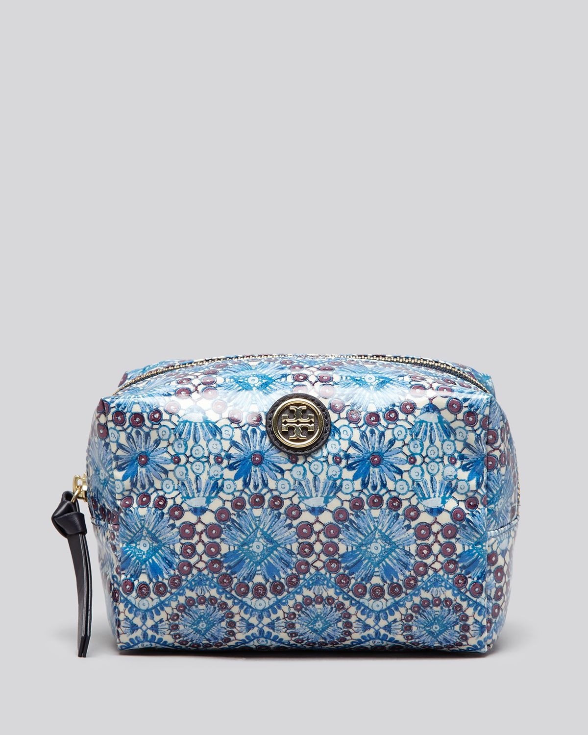 Lyst Tory Burch Cosmetic Case Brigitte Blue Lyst Tory Burch Cosmetic Case Brigitte Blue