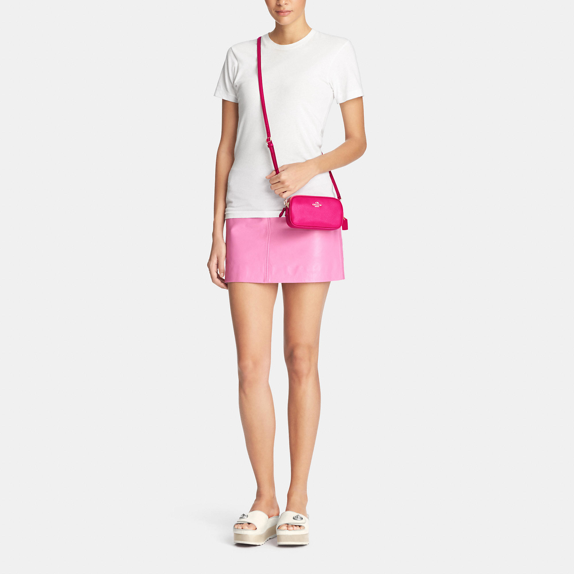 coach pebble leather crossbody bag
