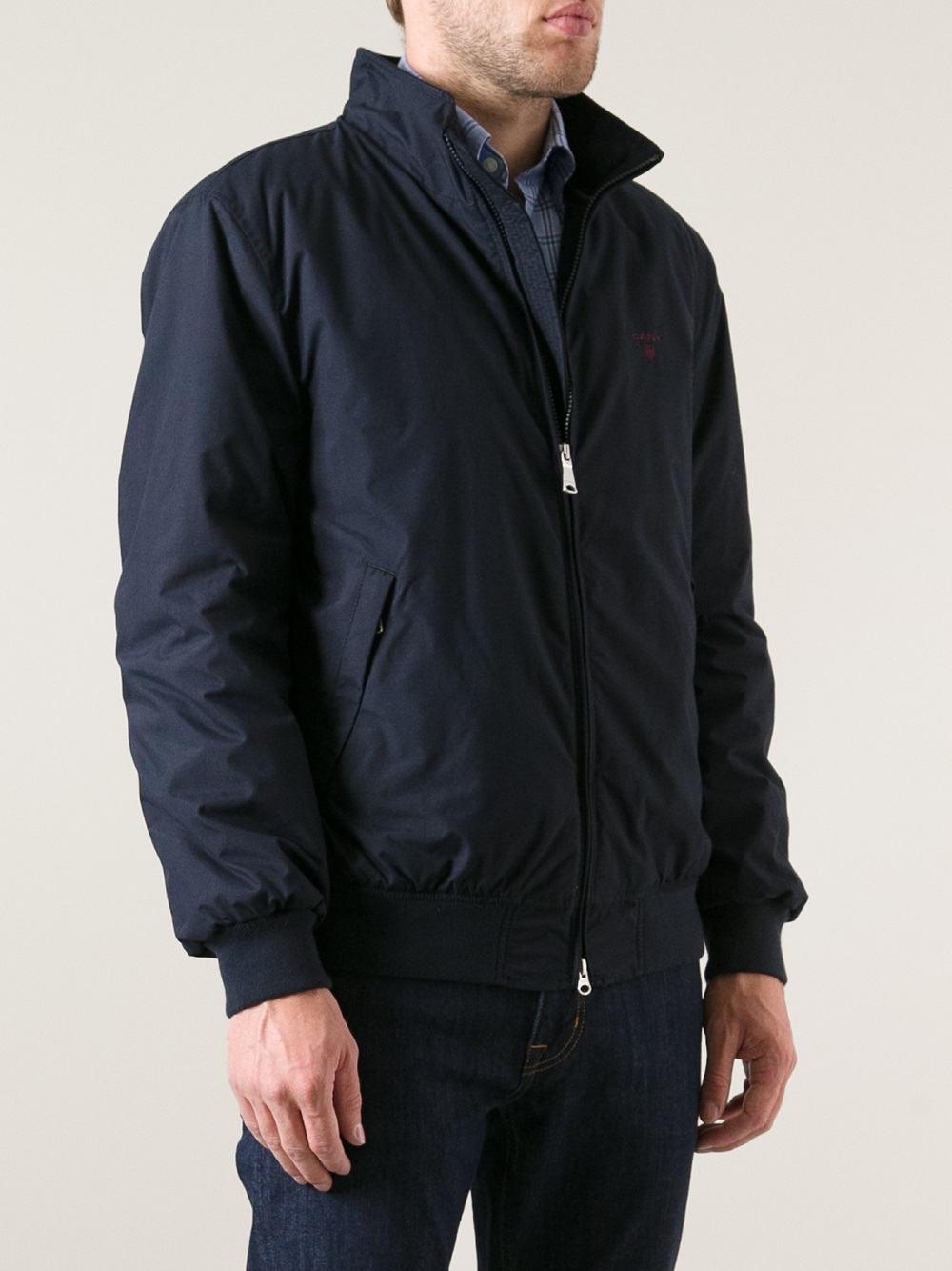 GANT New Hampshire Jacket in Blue for Men - Lyst