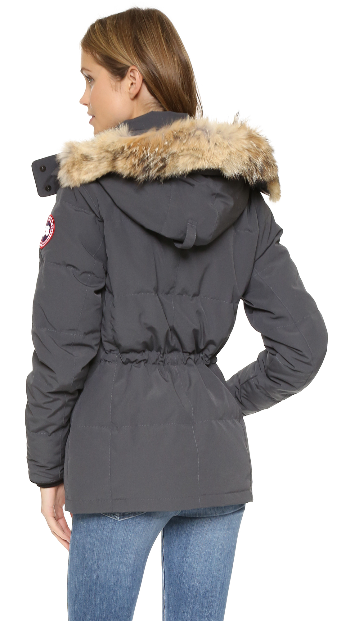 Canada Goose Chelsea Down-filled Shell Parka Jacket in Gray - Lyst