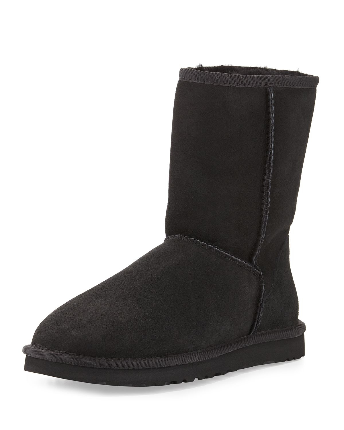 Wolverine Work Boots Composite Toe: Ugg Black Classic Short Boot