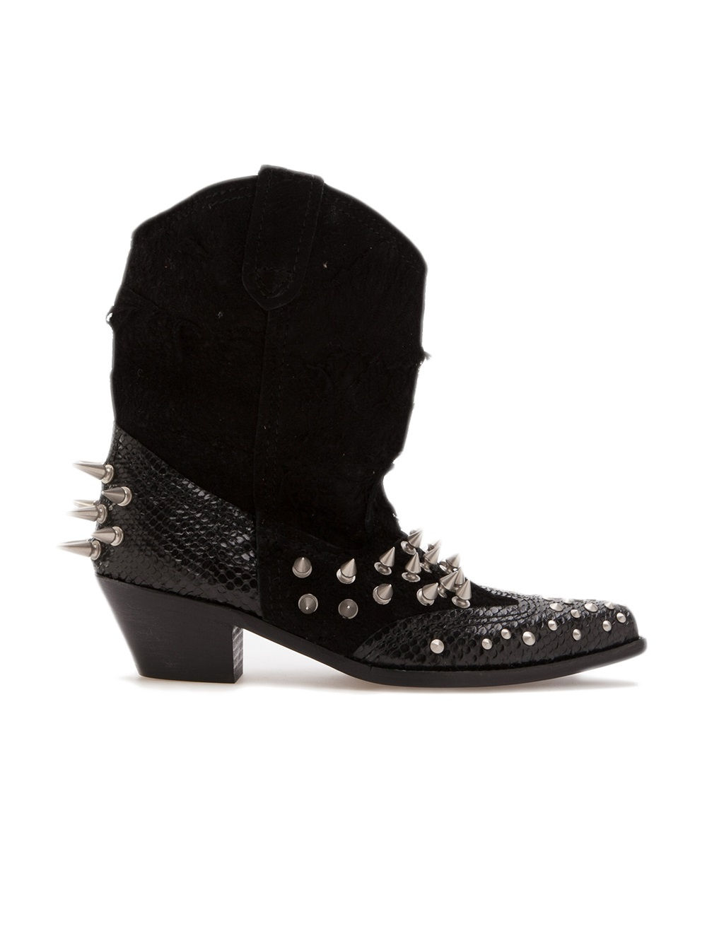 Junya Watanabe Spiked Boot in Black | Lyst
