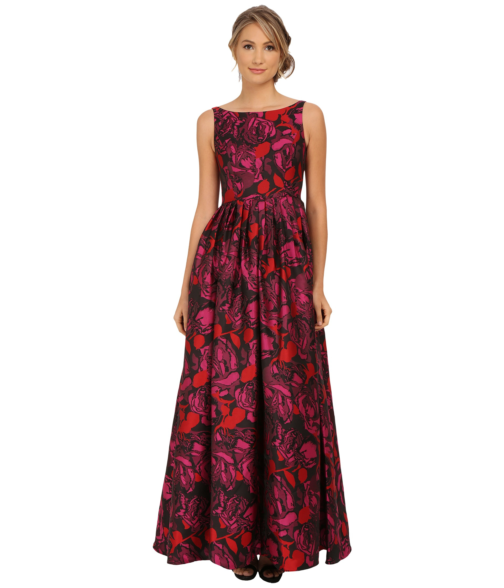 Adrianna Papell Sleeveless Floral 