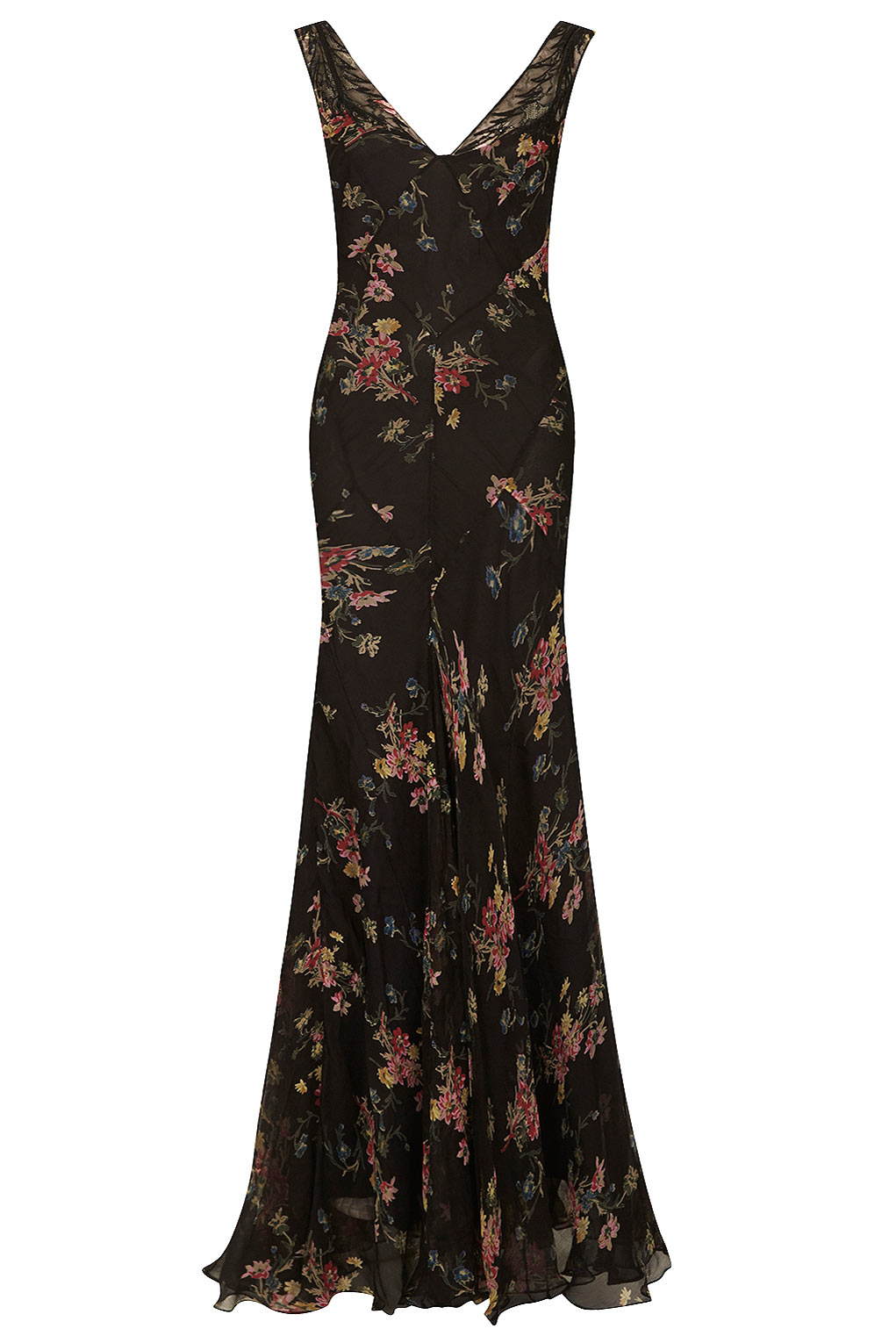 kate moss for topshop fringe maxi dress