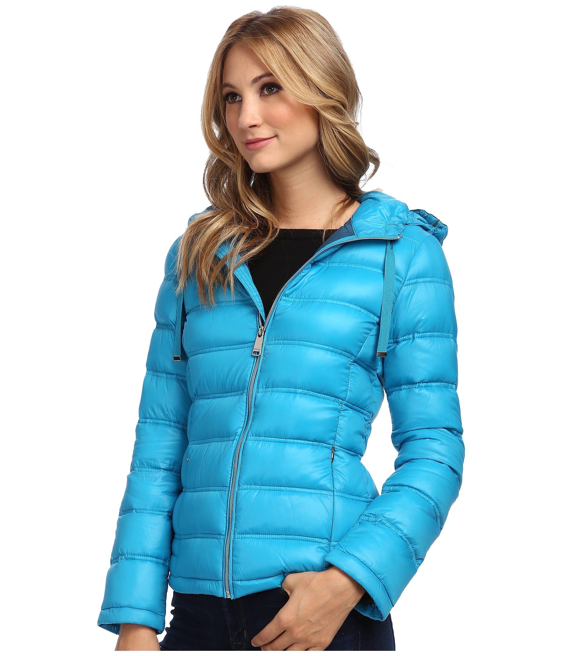 teal down jacket women's