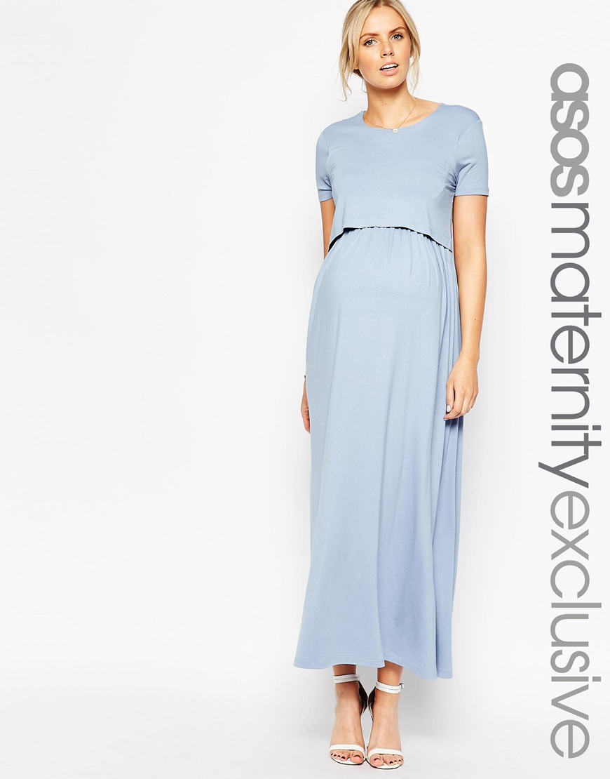 nursing maxi dress