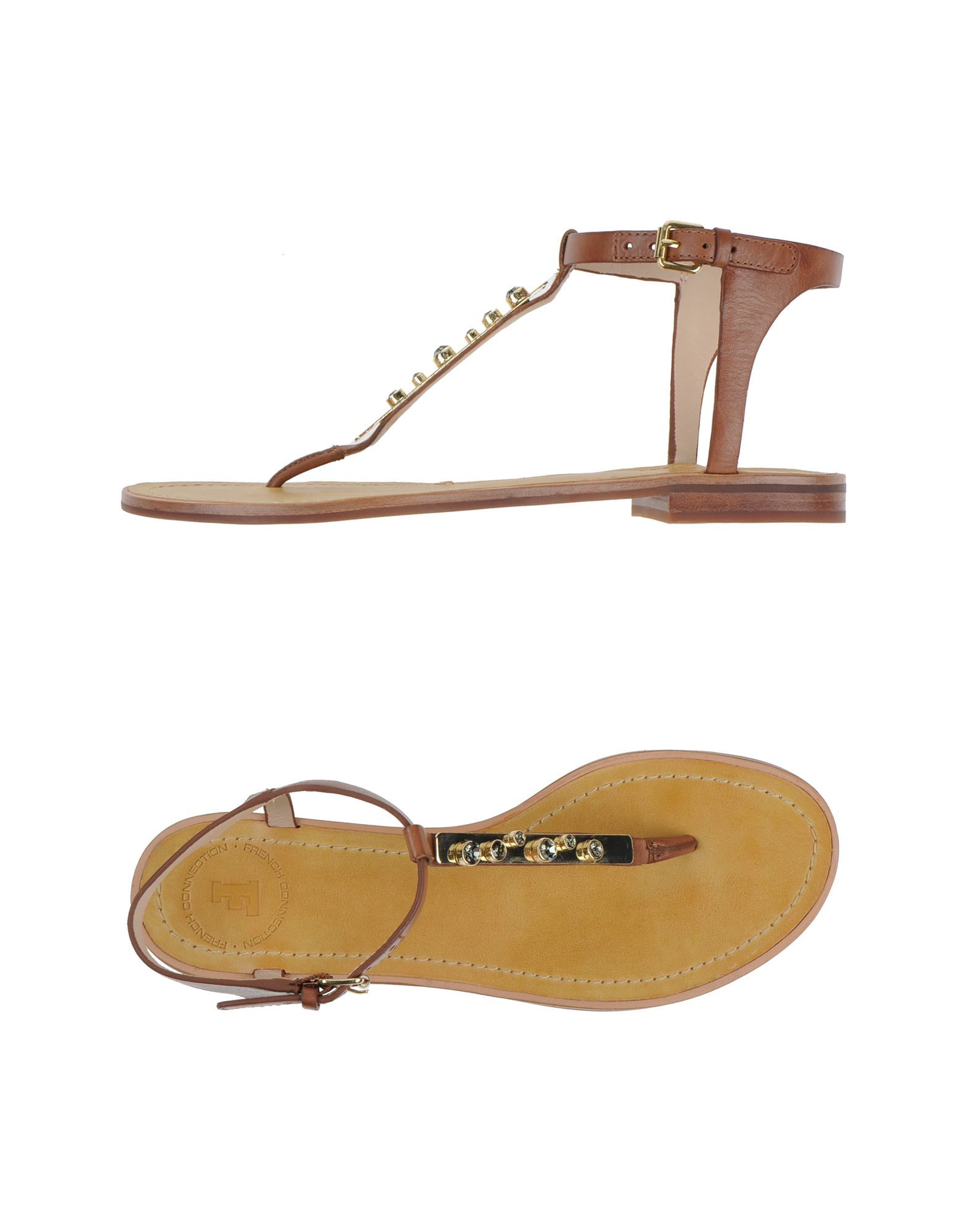 French connection Thong Sandal in Brown