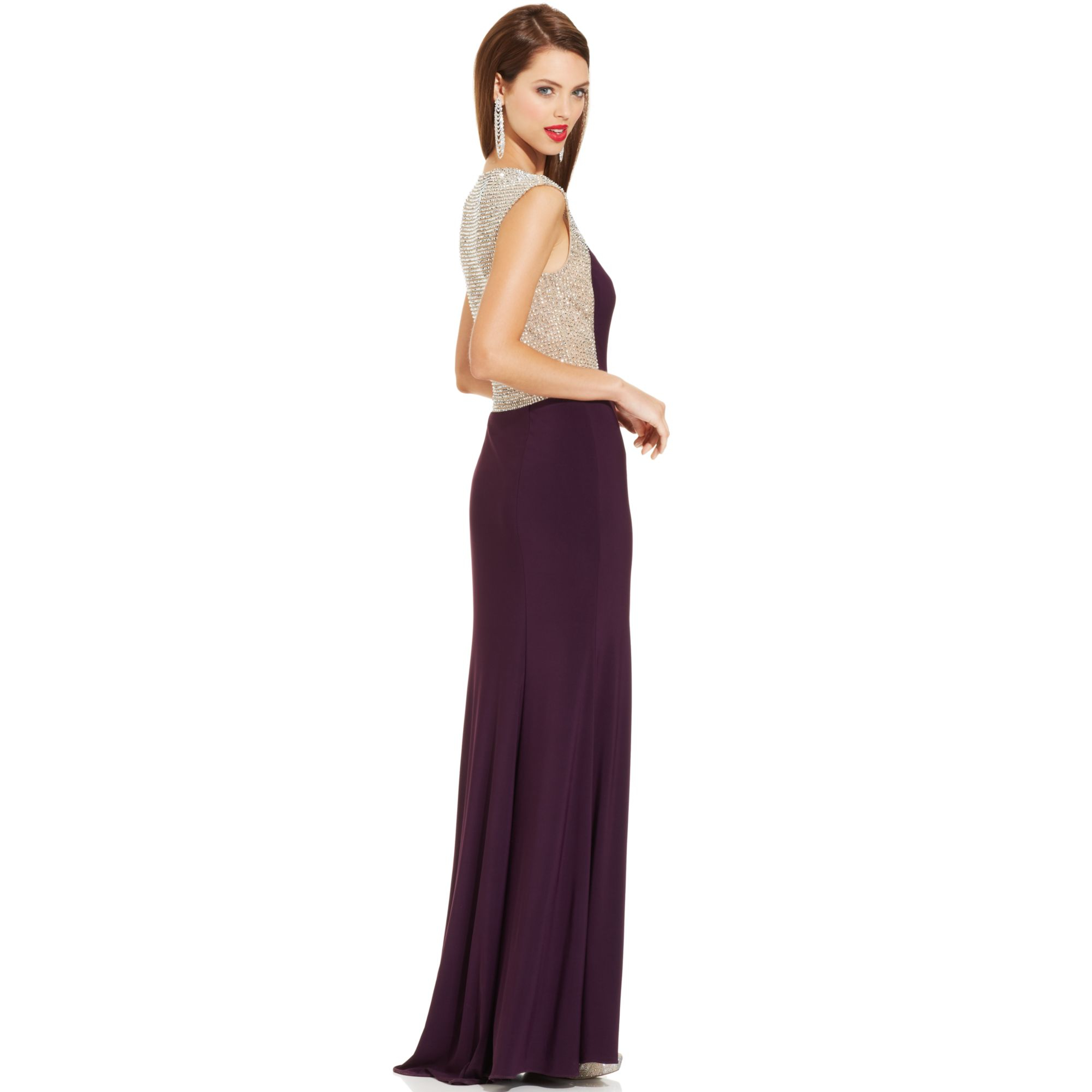 Xscape Purple Dress