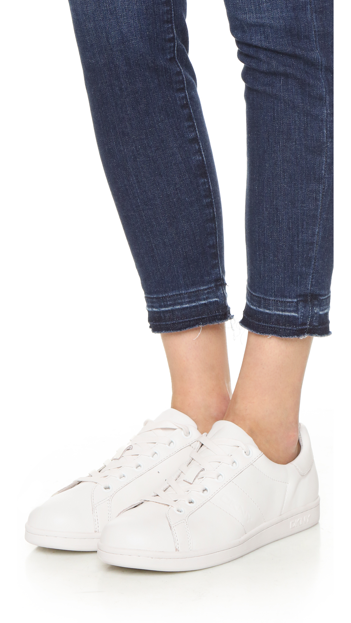 white dkny sneakers
